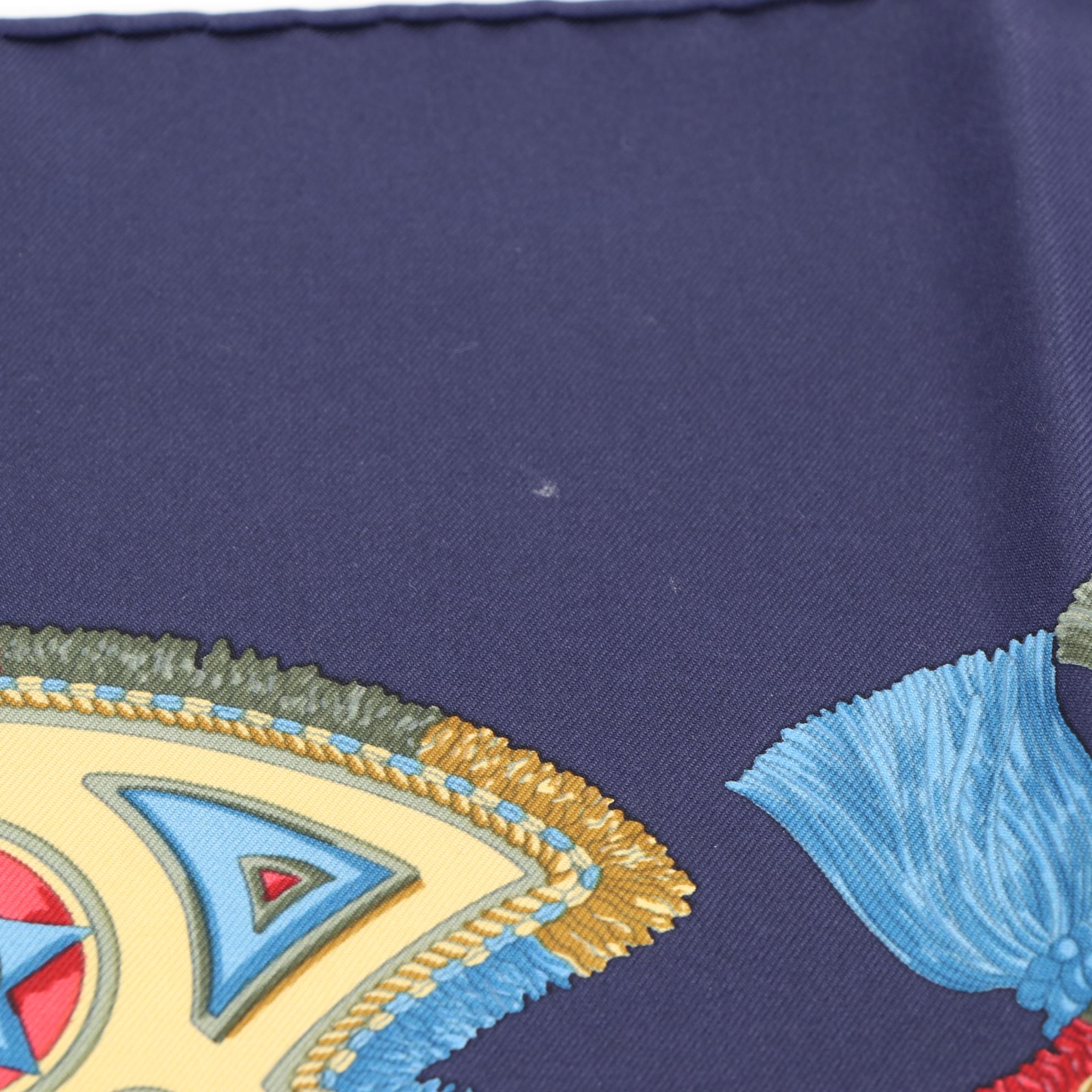 Hermès "Cavaliers Peuls" Scarf 90 in Silk Twill