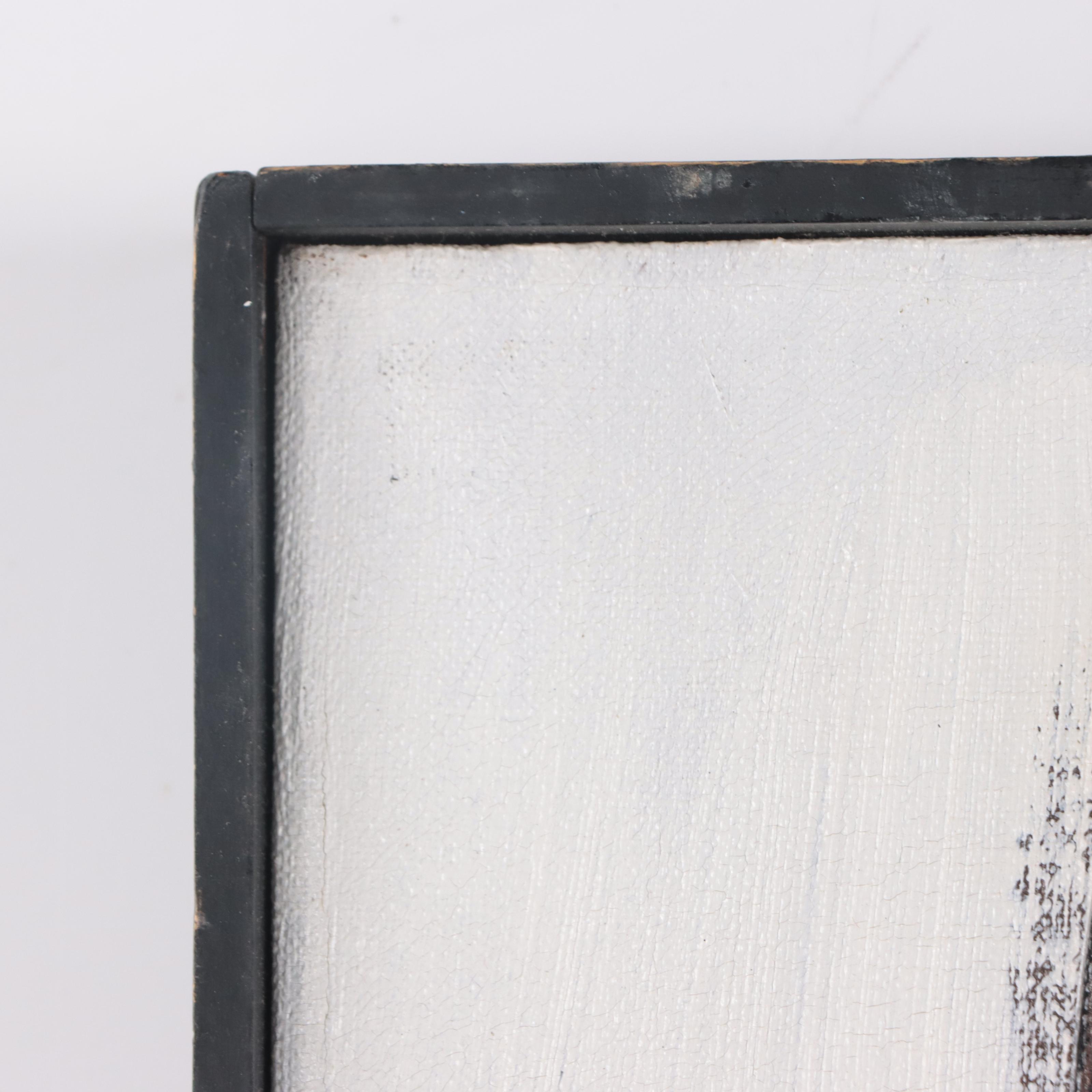 Abstract Non-Objective Acrylic Painting, Late 20th Century