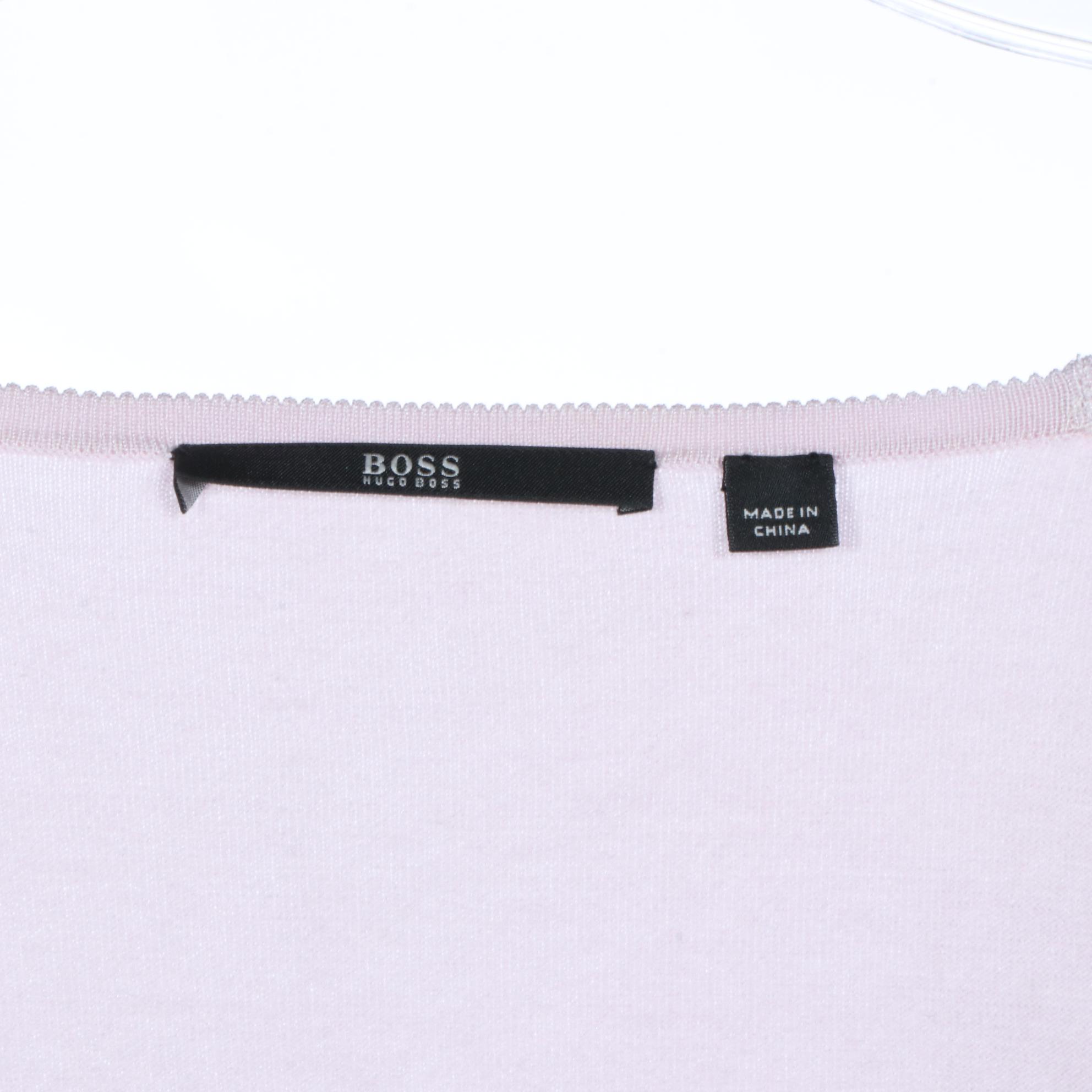 Salvatore Ferragamo Straight Skirt, Boss Hugo Boss Tie Blouse, and Sweater