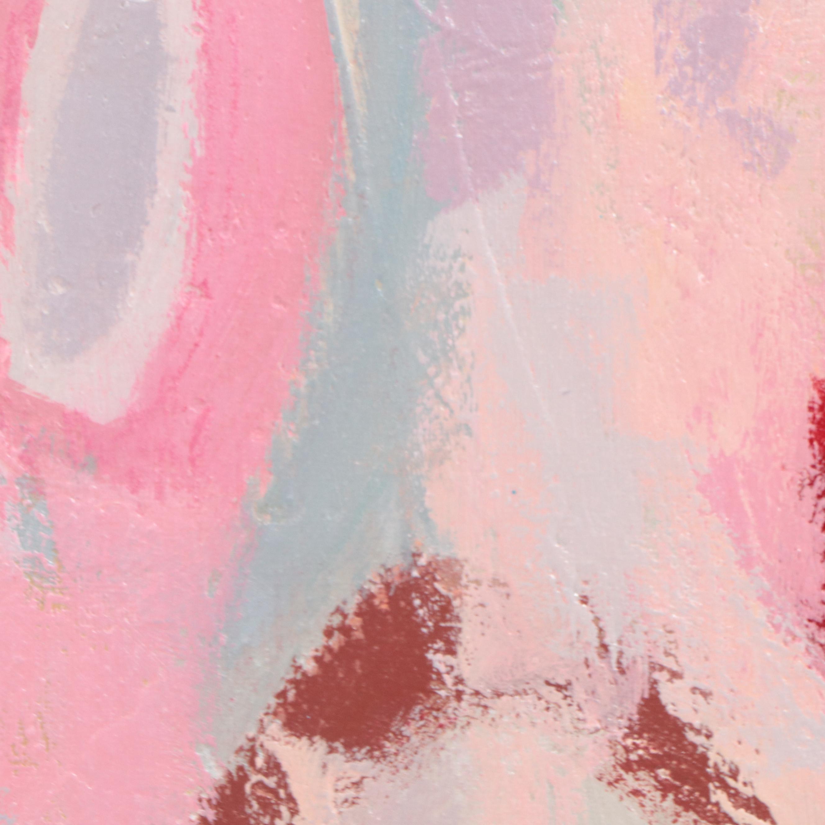 Lee Hafer Non-Objective Abstract Acrylic Painting, Circa 2020