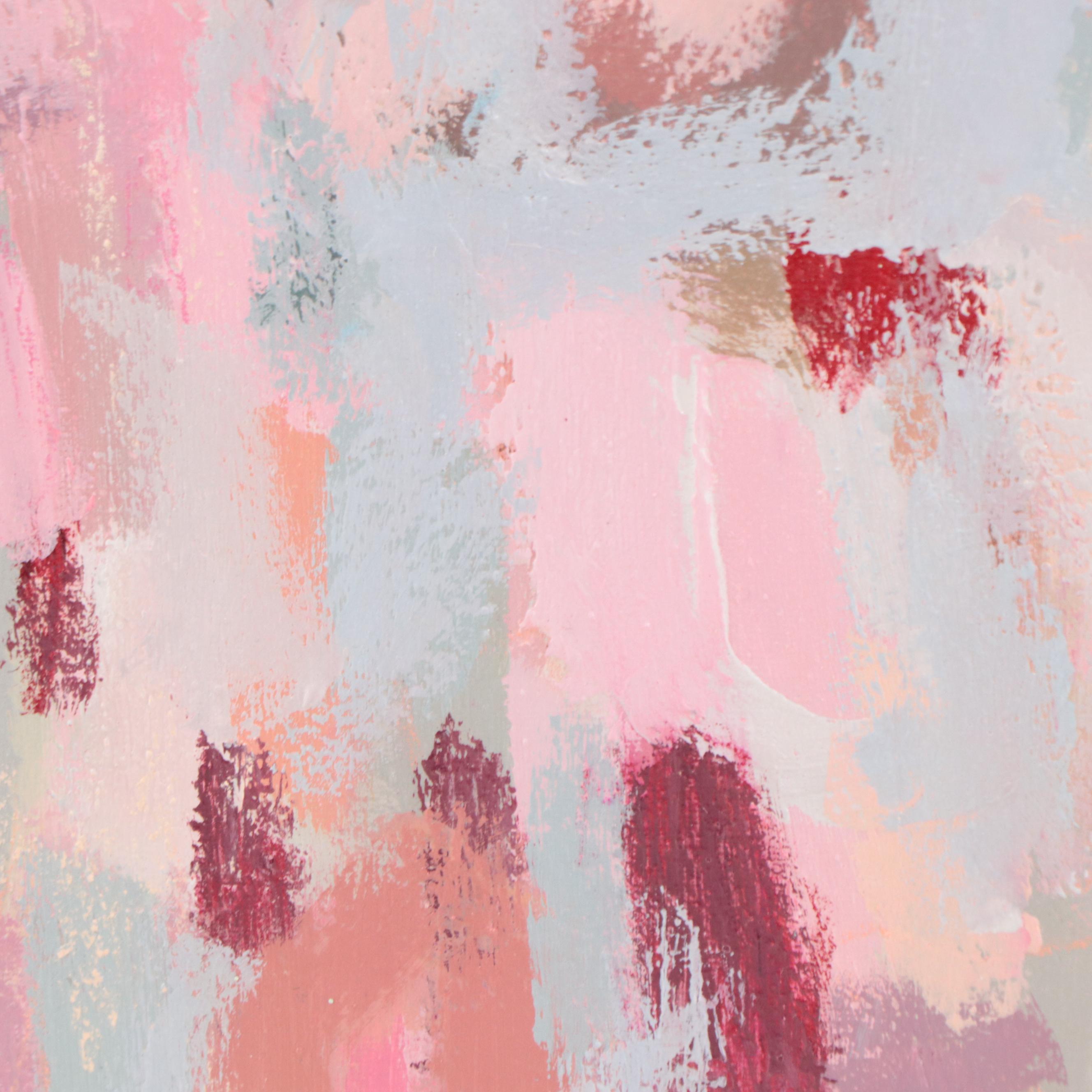 Lee Hafer Non-Objective Abstract Acrylic Painting, Circa 2020