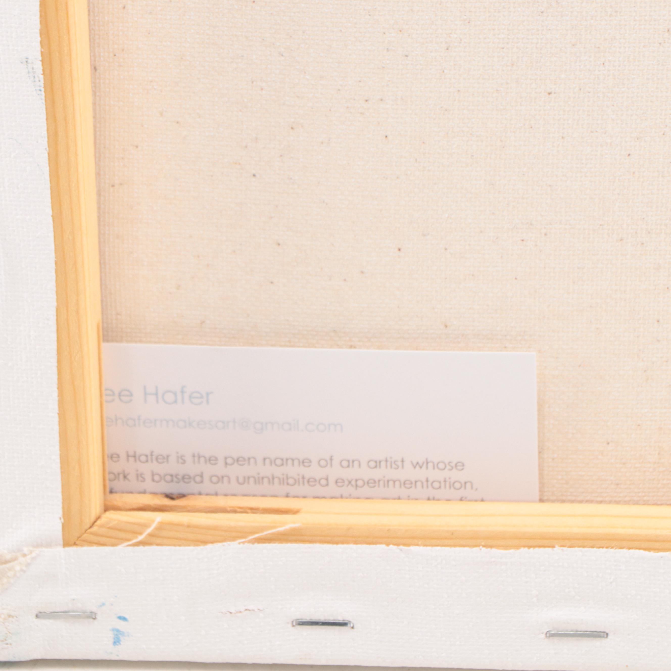 Lee Hafer Non-Objective Abstract Acrylic Painting, Circa 2020