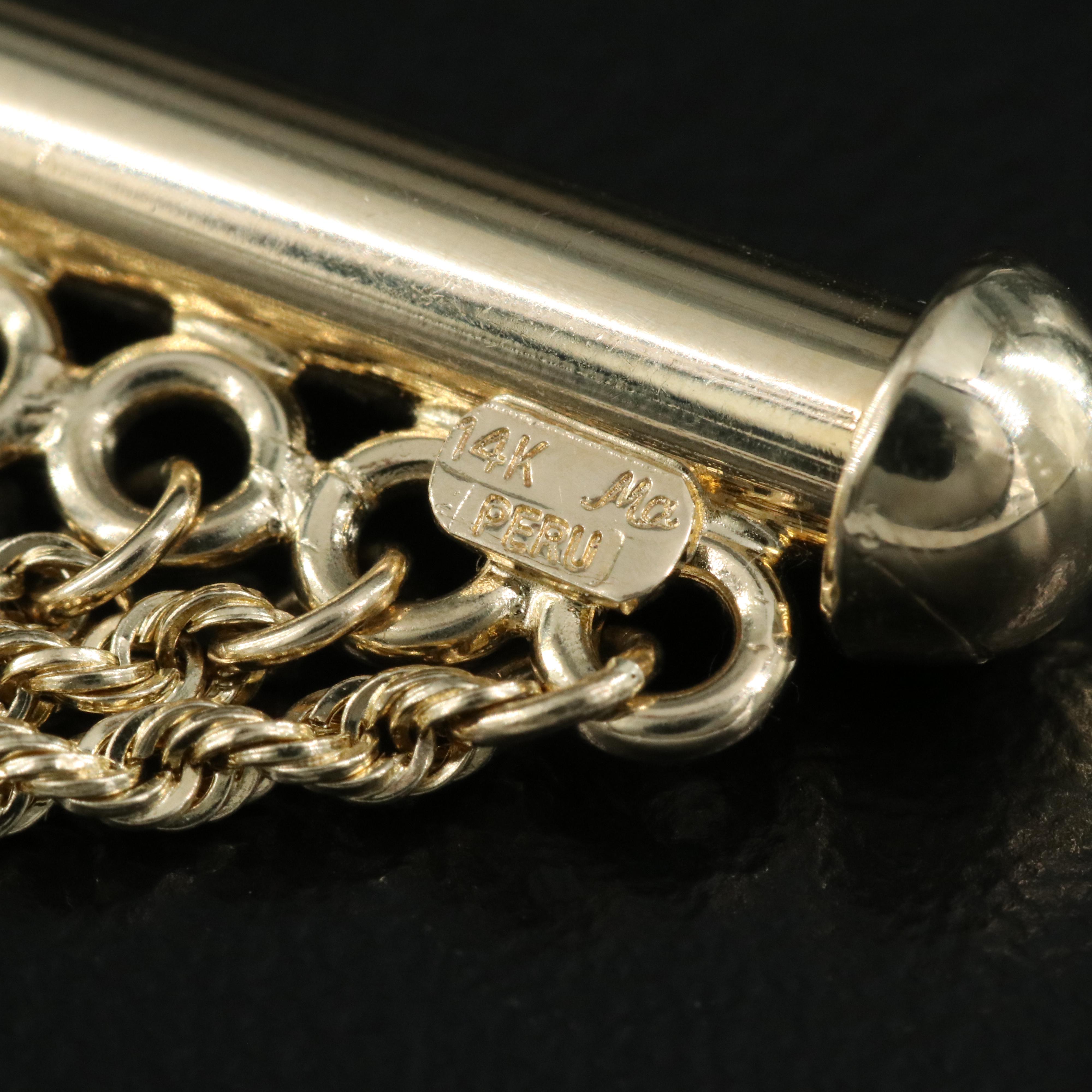 14K Layered Bib Necklace