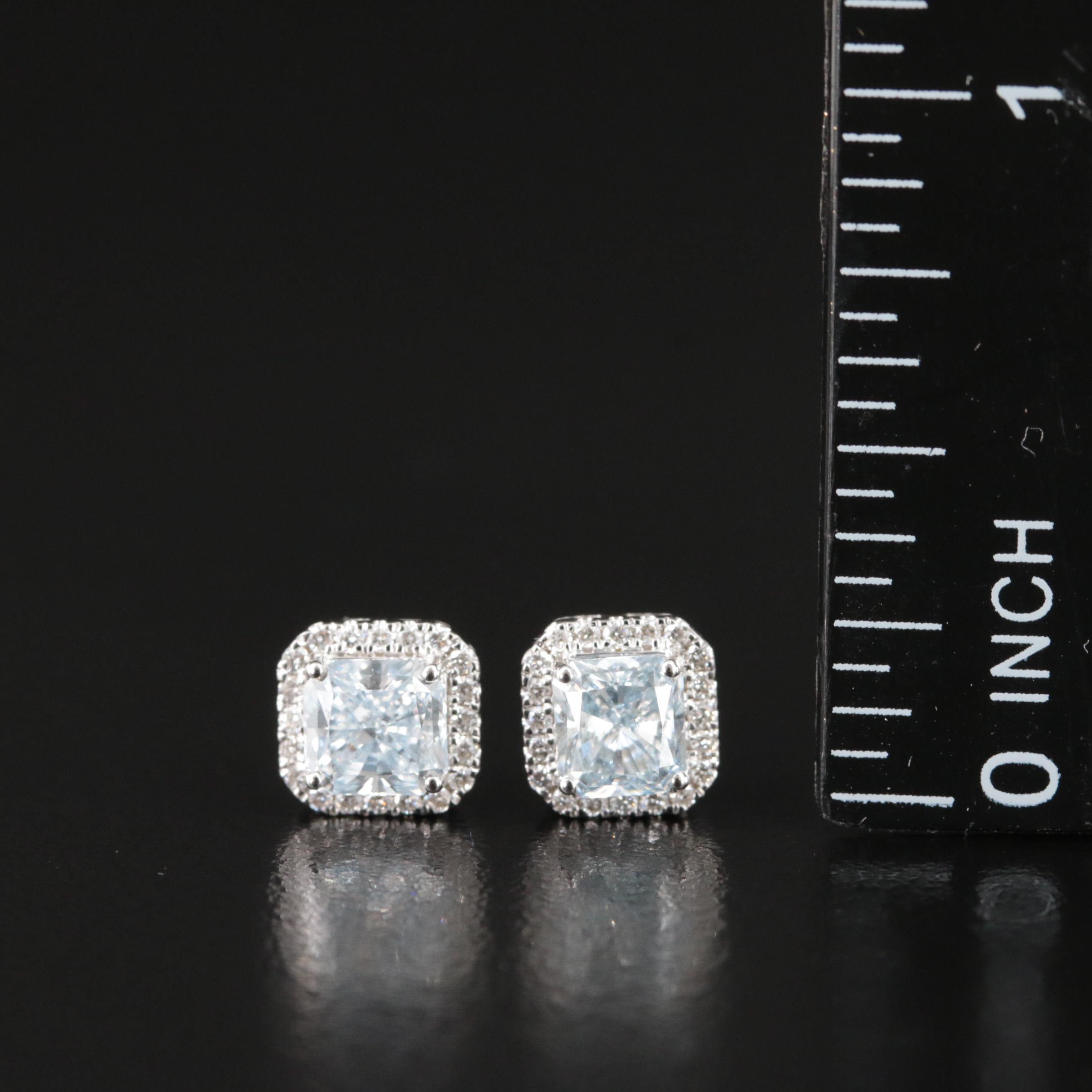 14K 1.20 CTW Lab Grown Diamond Stud Earrings