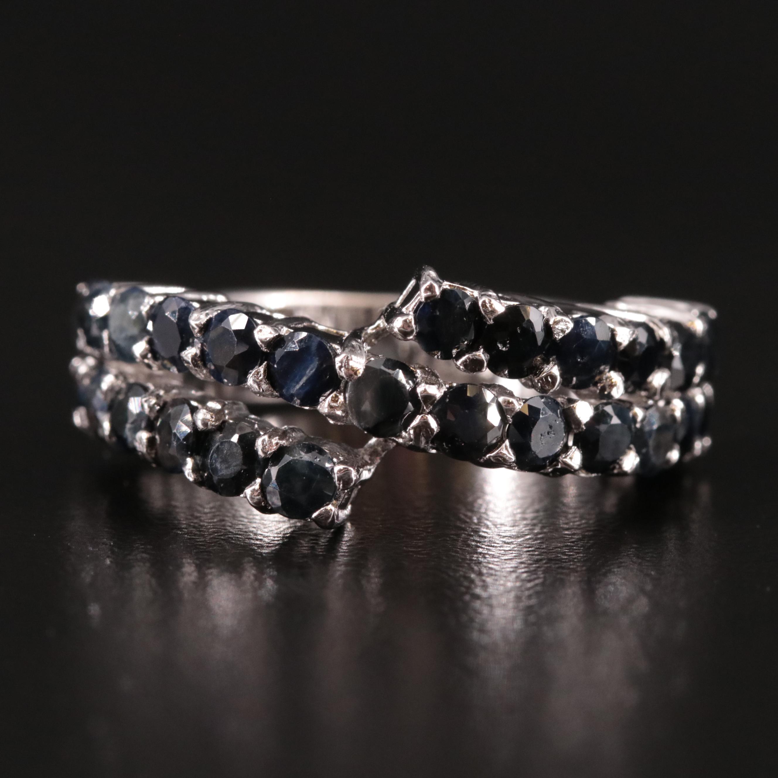 Sterling Sapphire Ring