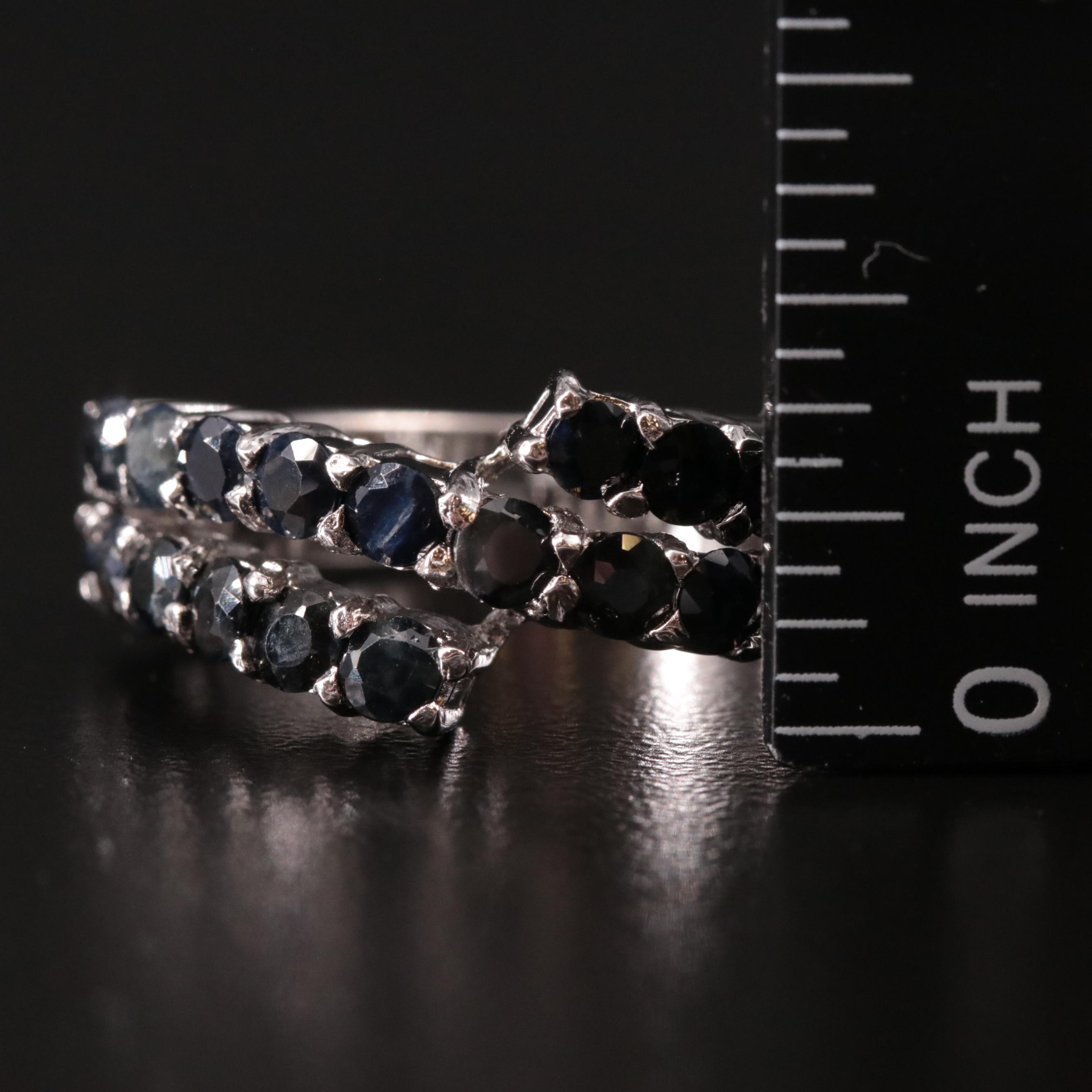 Sterling Sapphire Ring