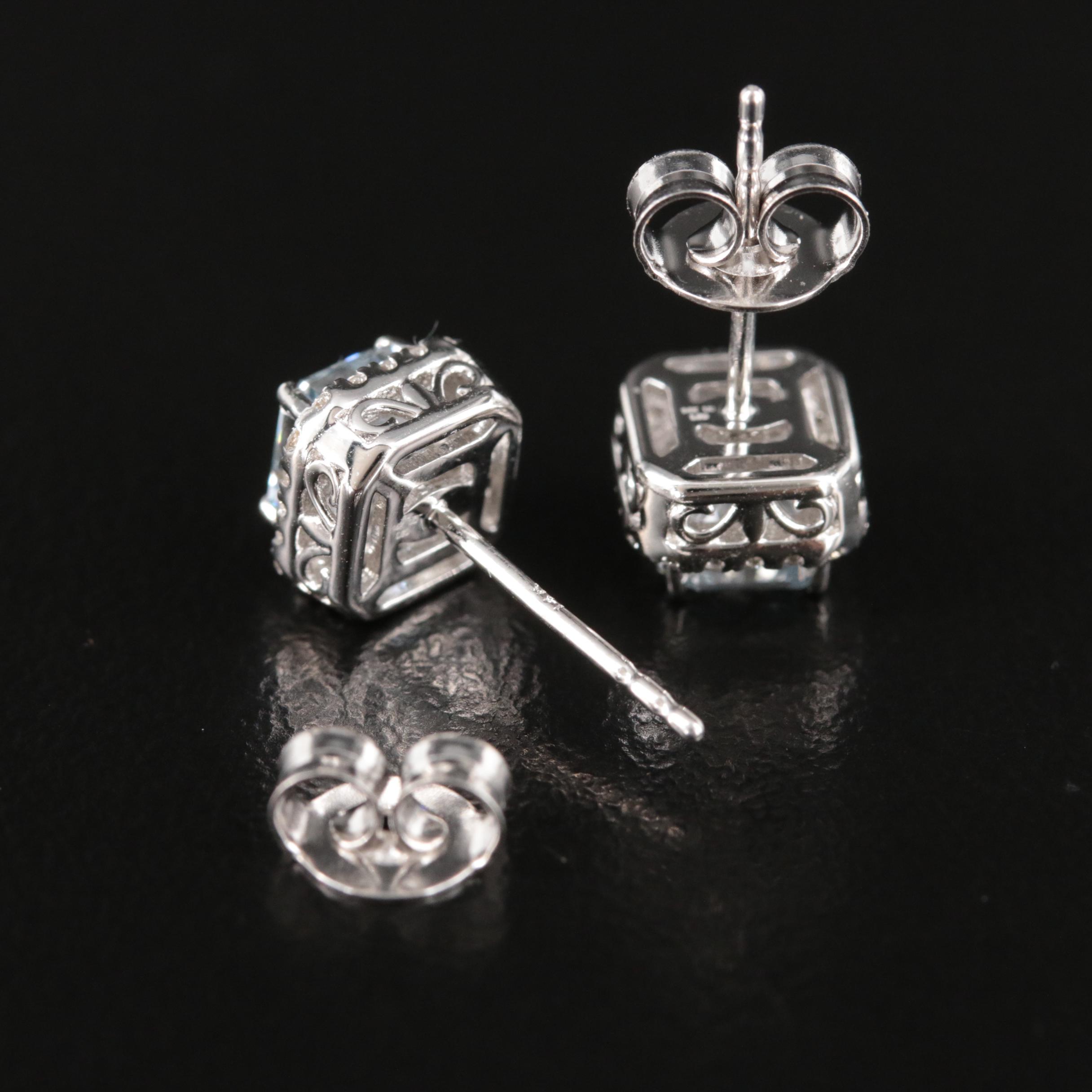 14K 1.20 CTW Lab Grown Diamond Stud Earrings
