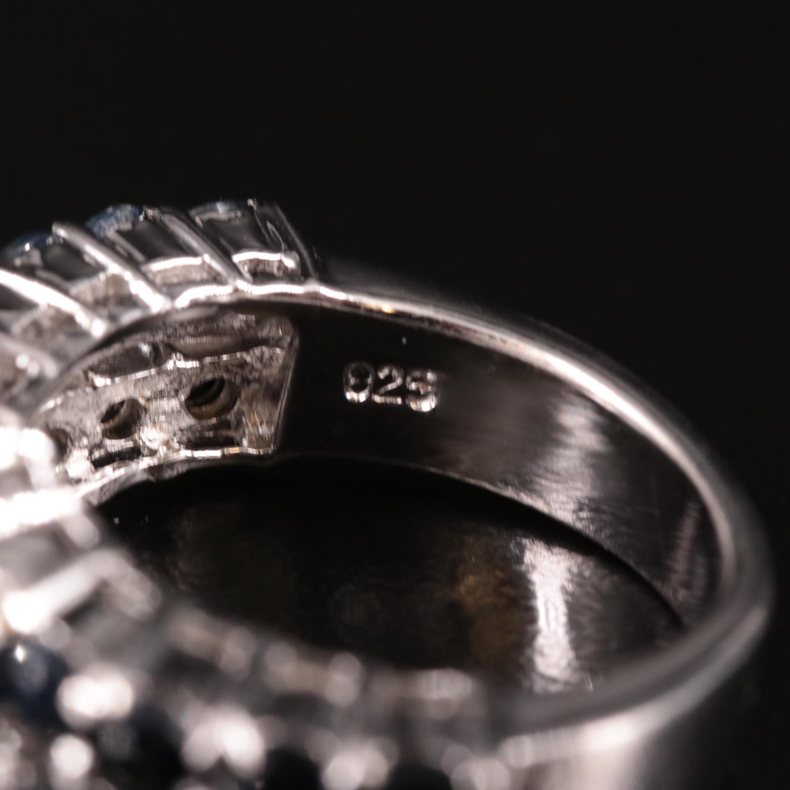 Sterling Sapphire Ring