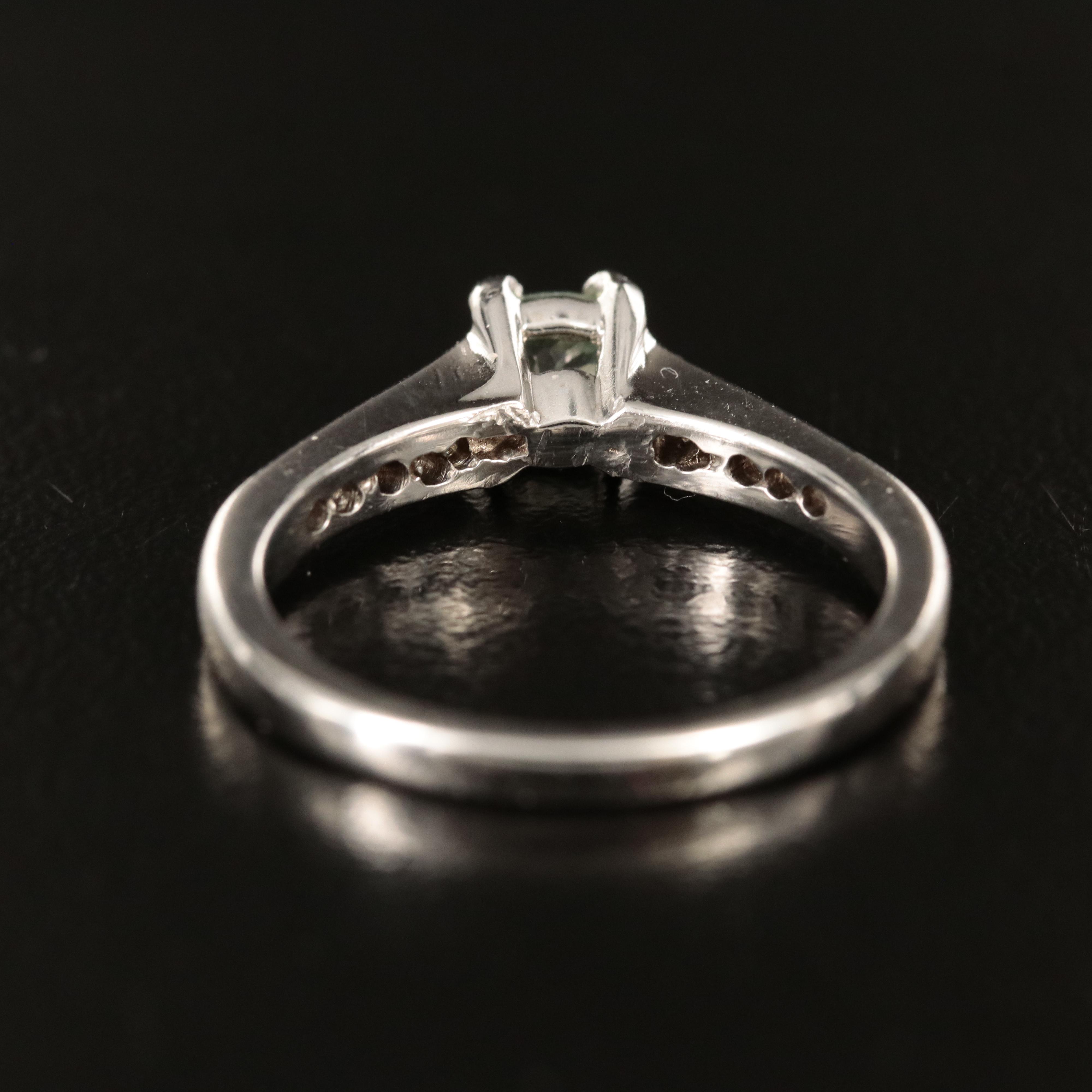 14K Alexandrite and Diamond Ring