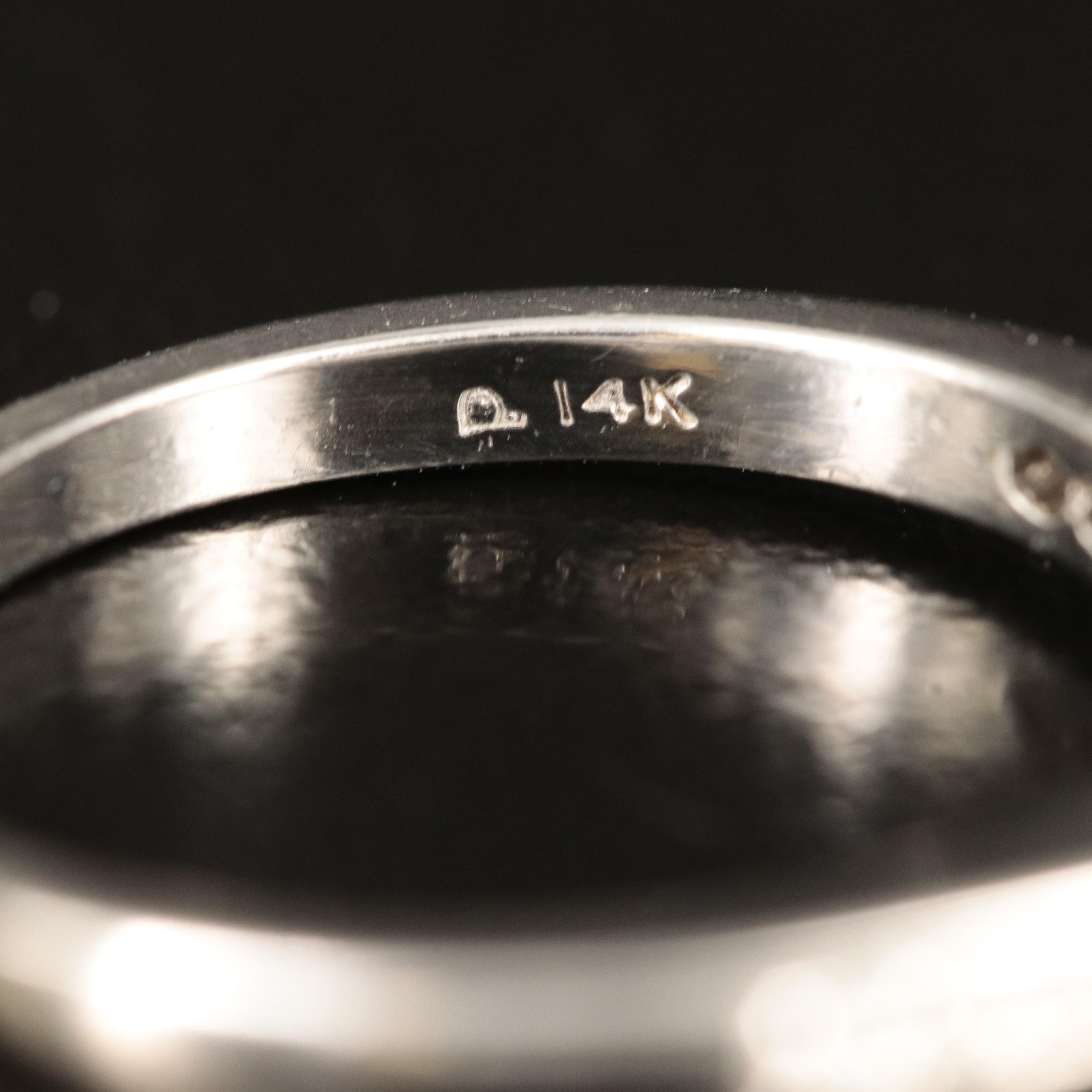 14K Alexandrite and Diamond Ring