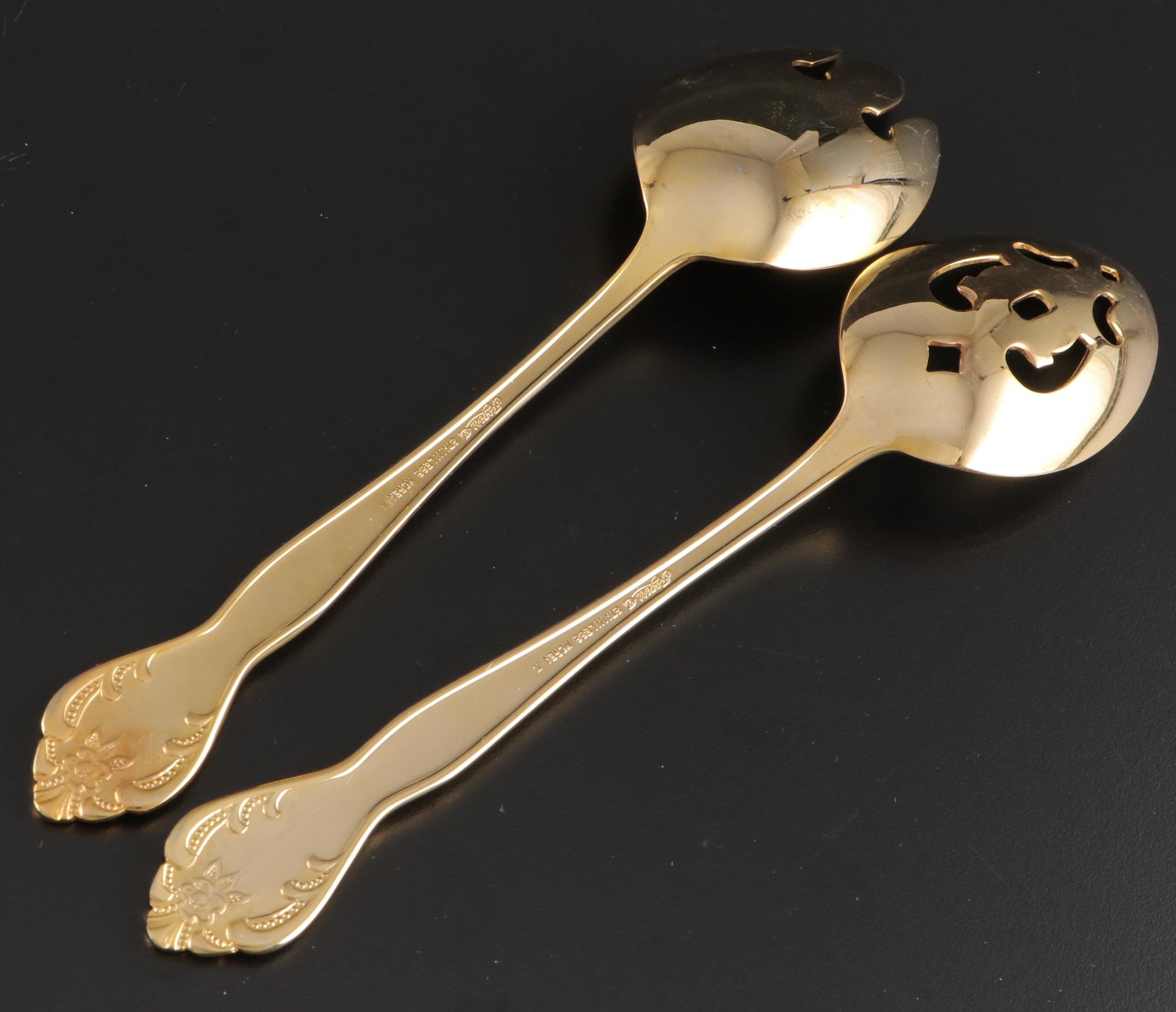 Stanley Roberts "Gold Royalty" Electroplated Stainless Steel Flatware