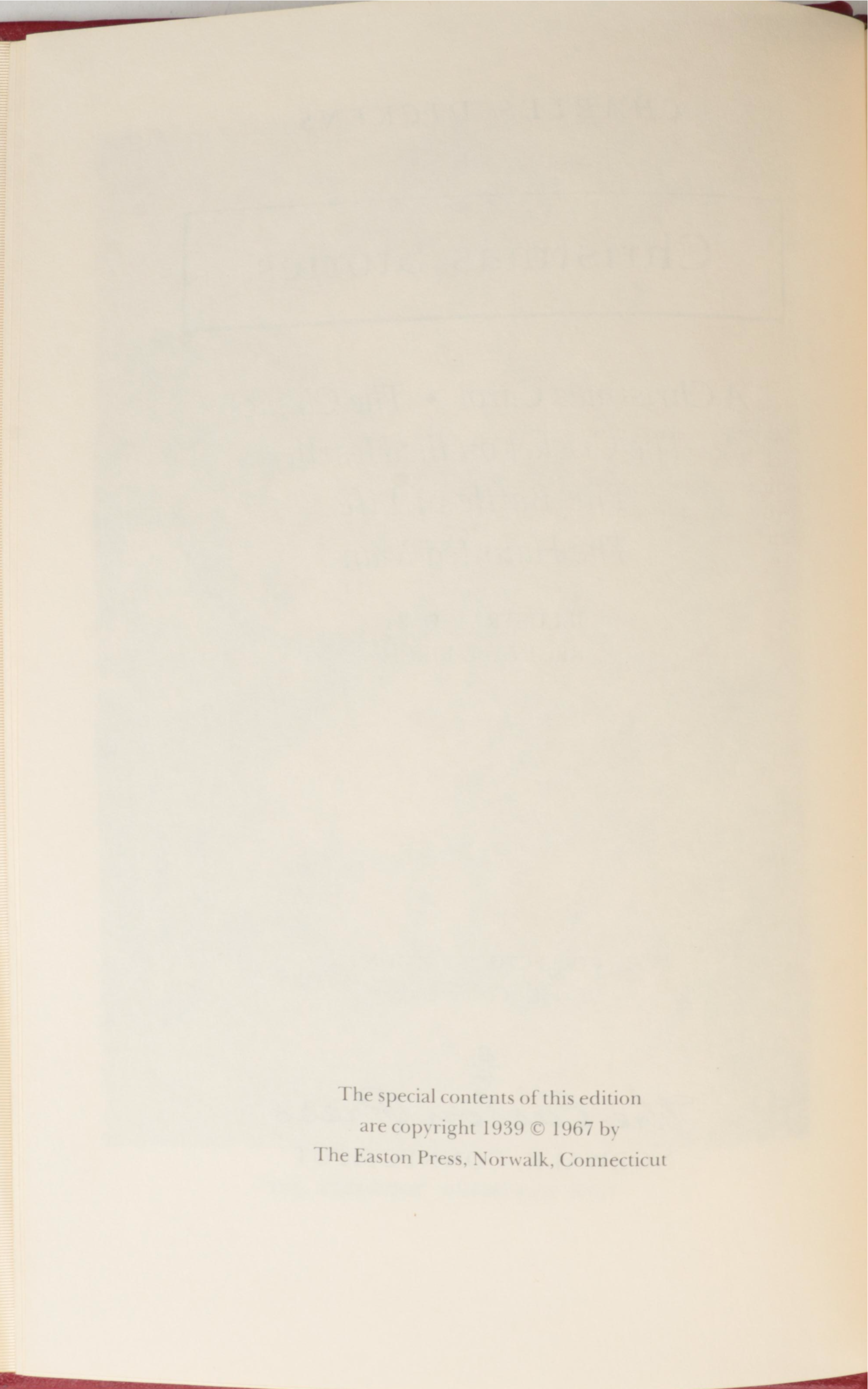 Easton Press "Christmas Stories" and More by Charles Dickens