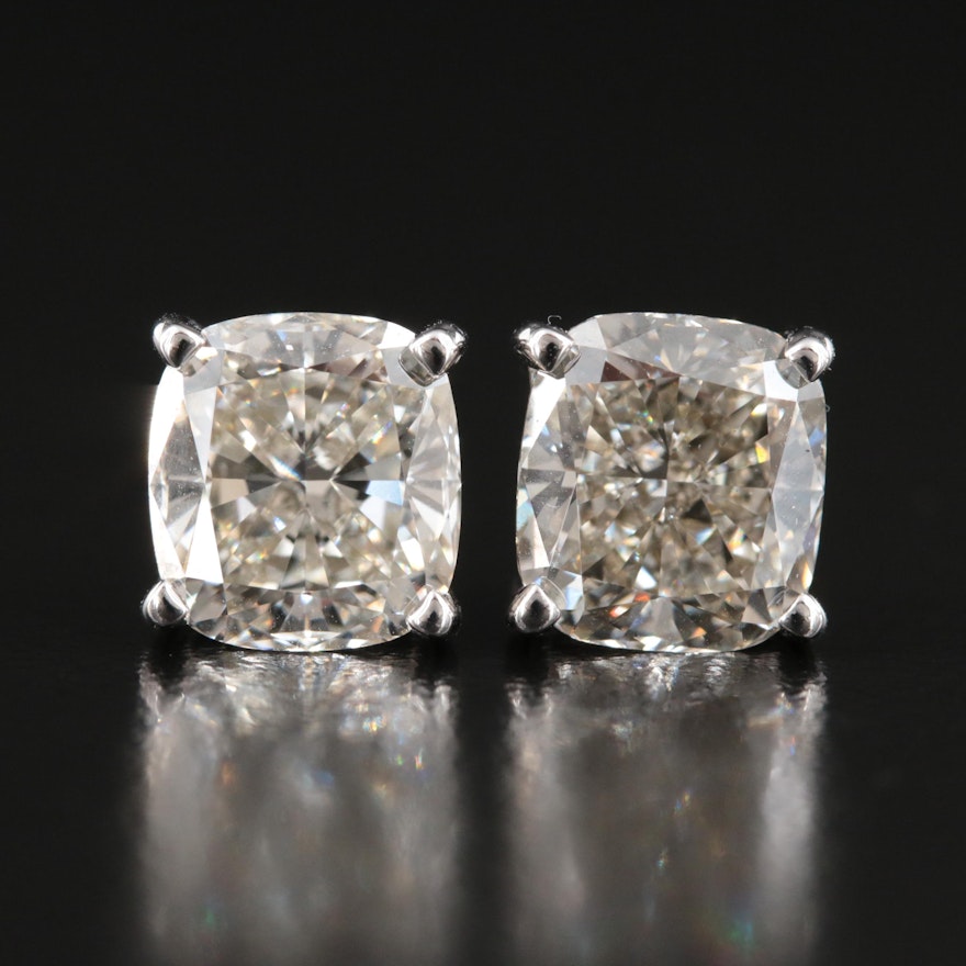 14K 6.20 CTW Lab Grown Diamond Stud Earrings