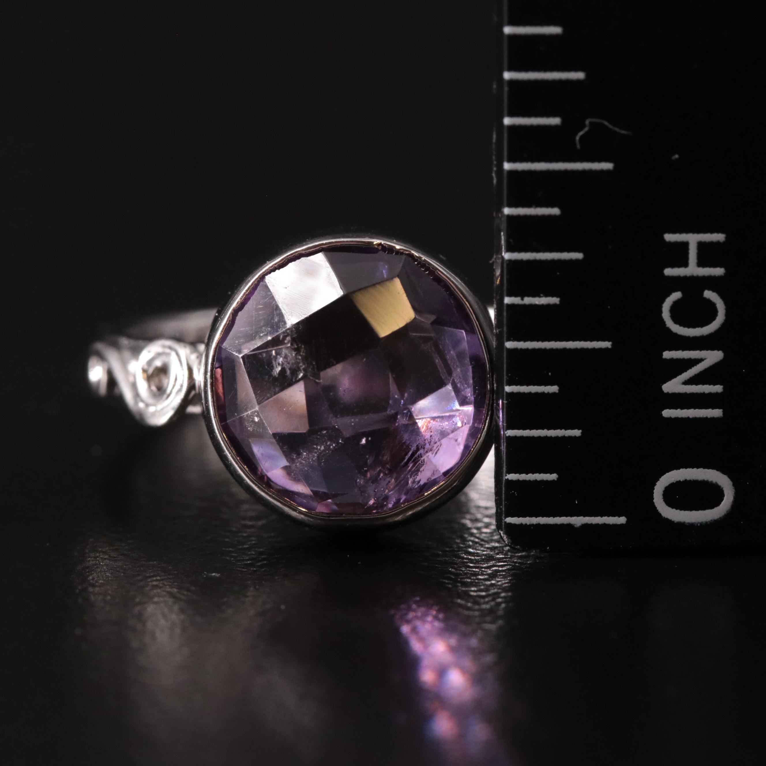 Sterling Amethyst Ring