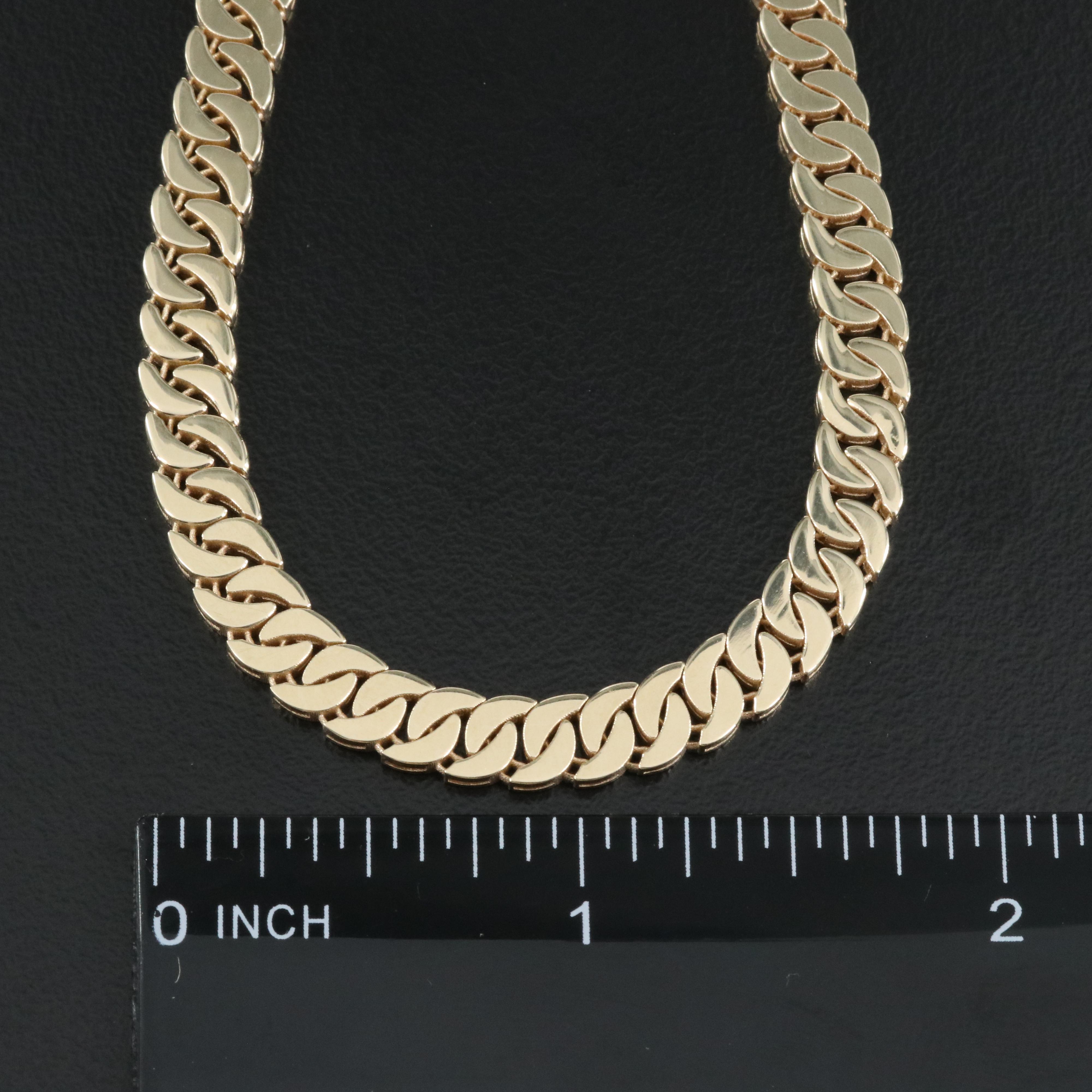 14K Fancy Link Chain