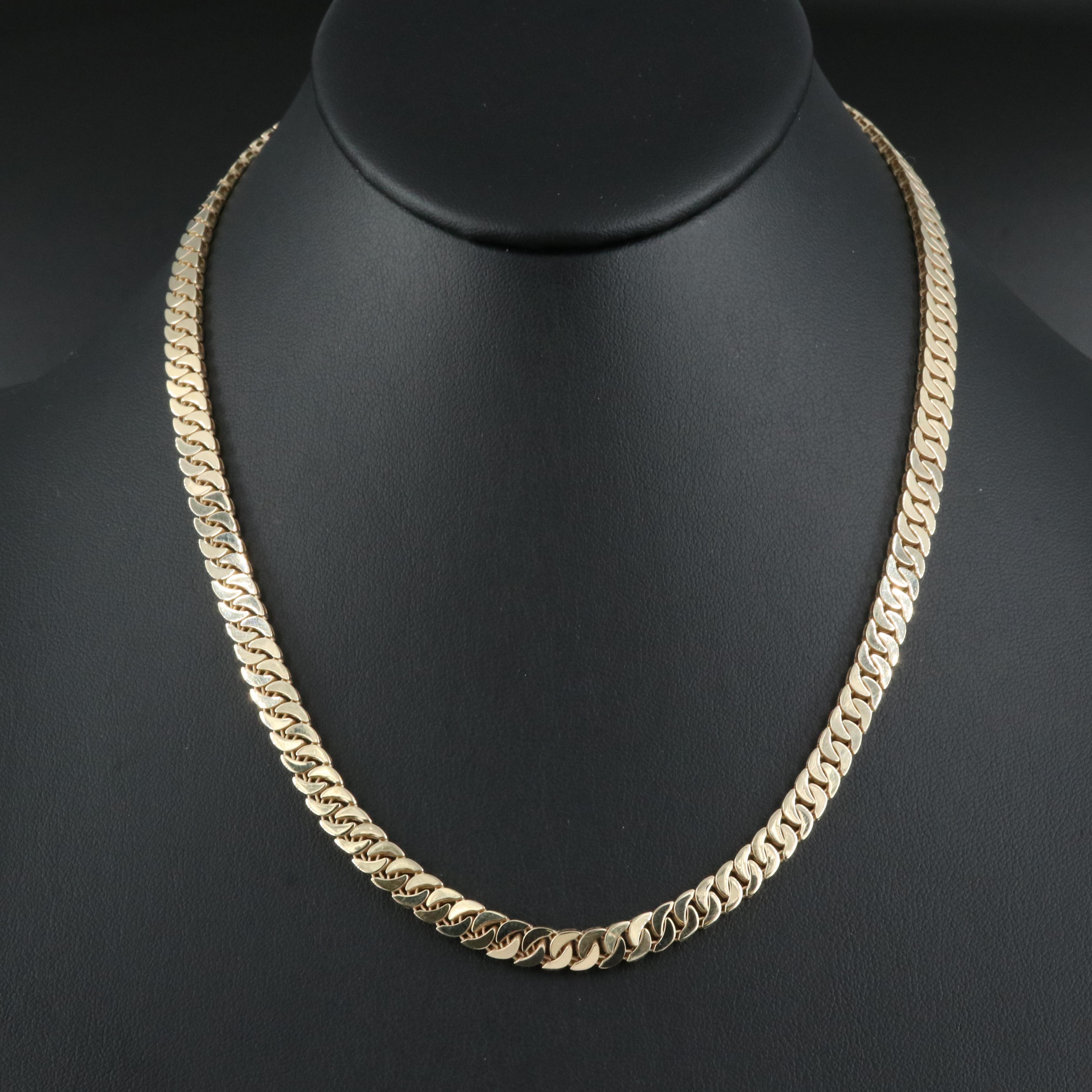 14K Fancy Link Chain