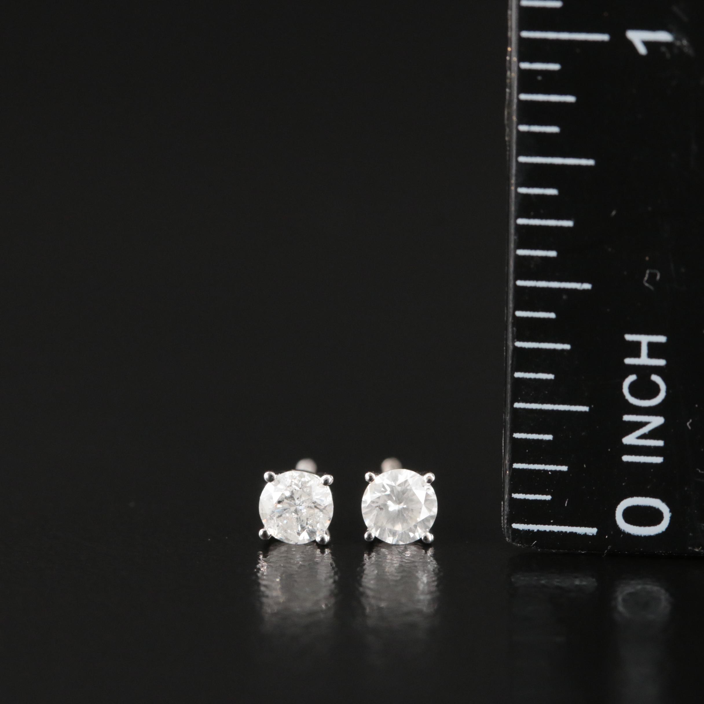 14K 0.39 CTW Diamond Stud Earrings
