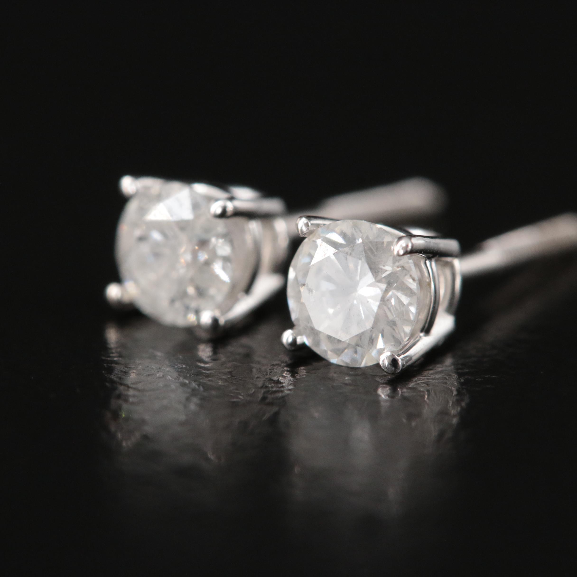 14K 0.39 CTW Diamond Stud Earrings