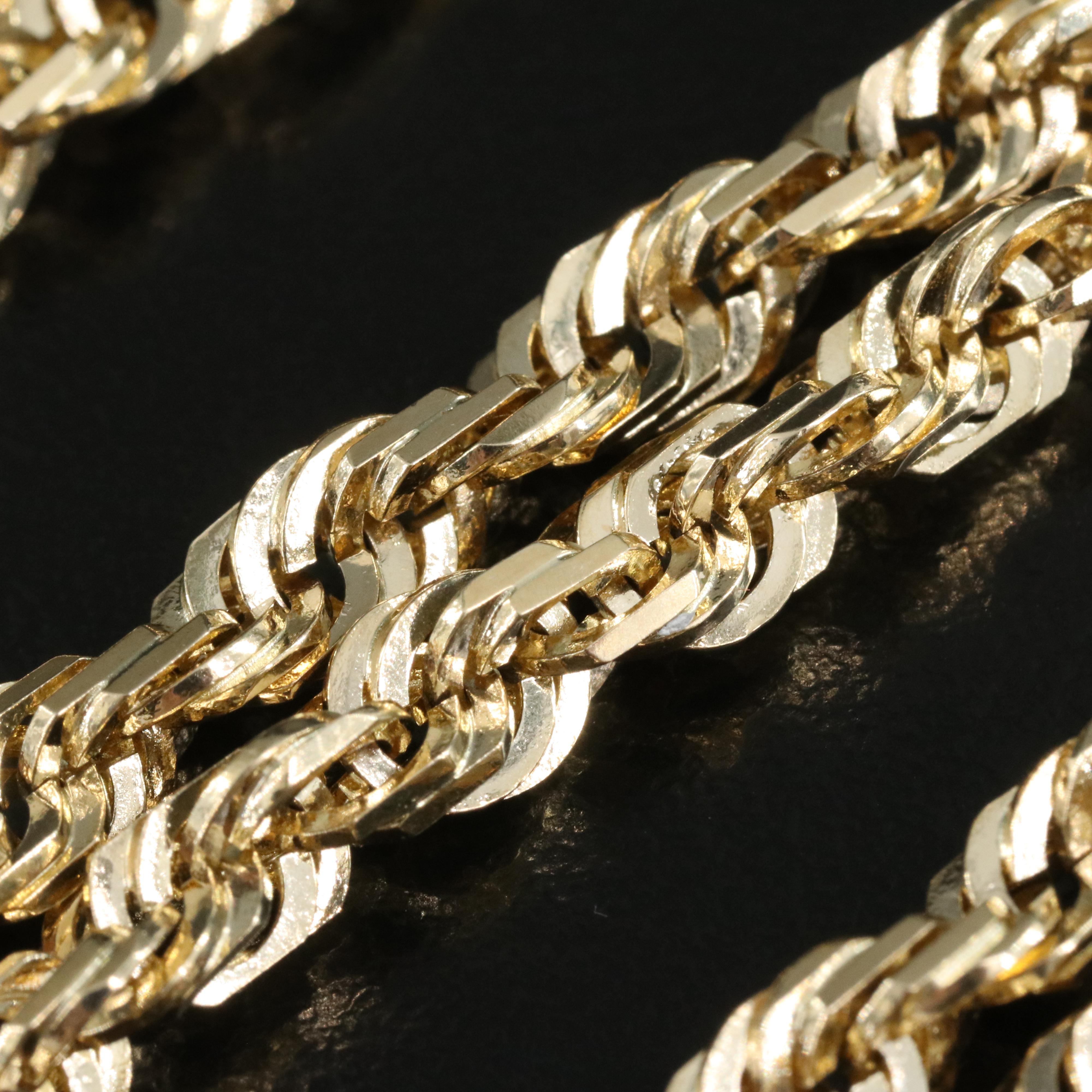 10K Rope Chain