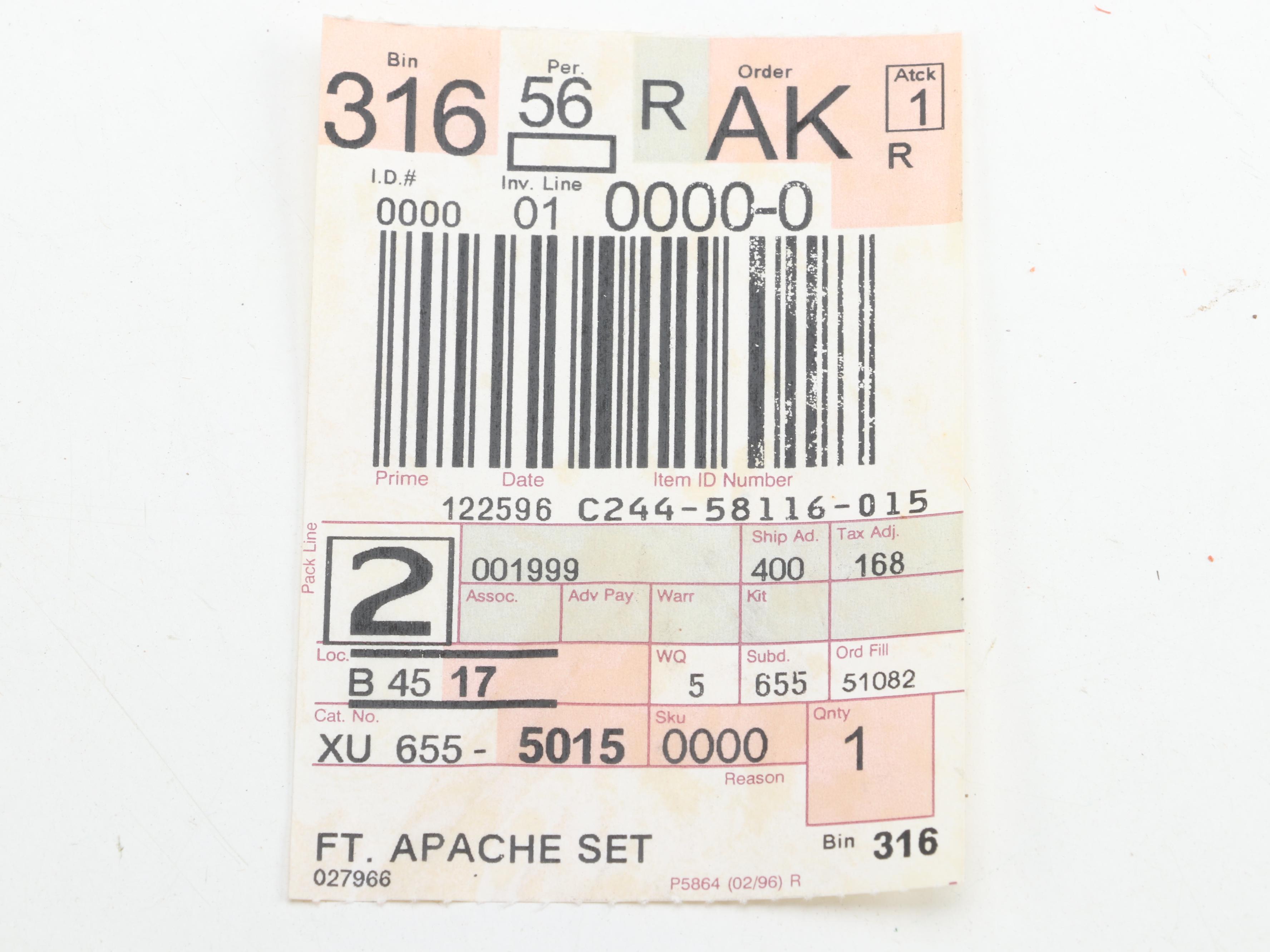 Marx Commemorative "Vintage Collectible" Fort Apache Playset