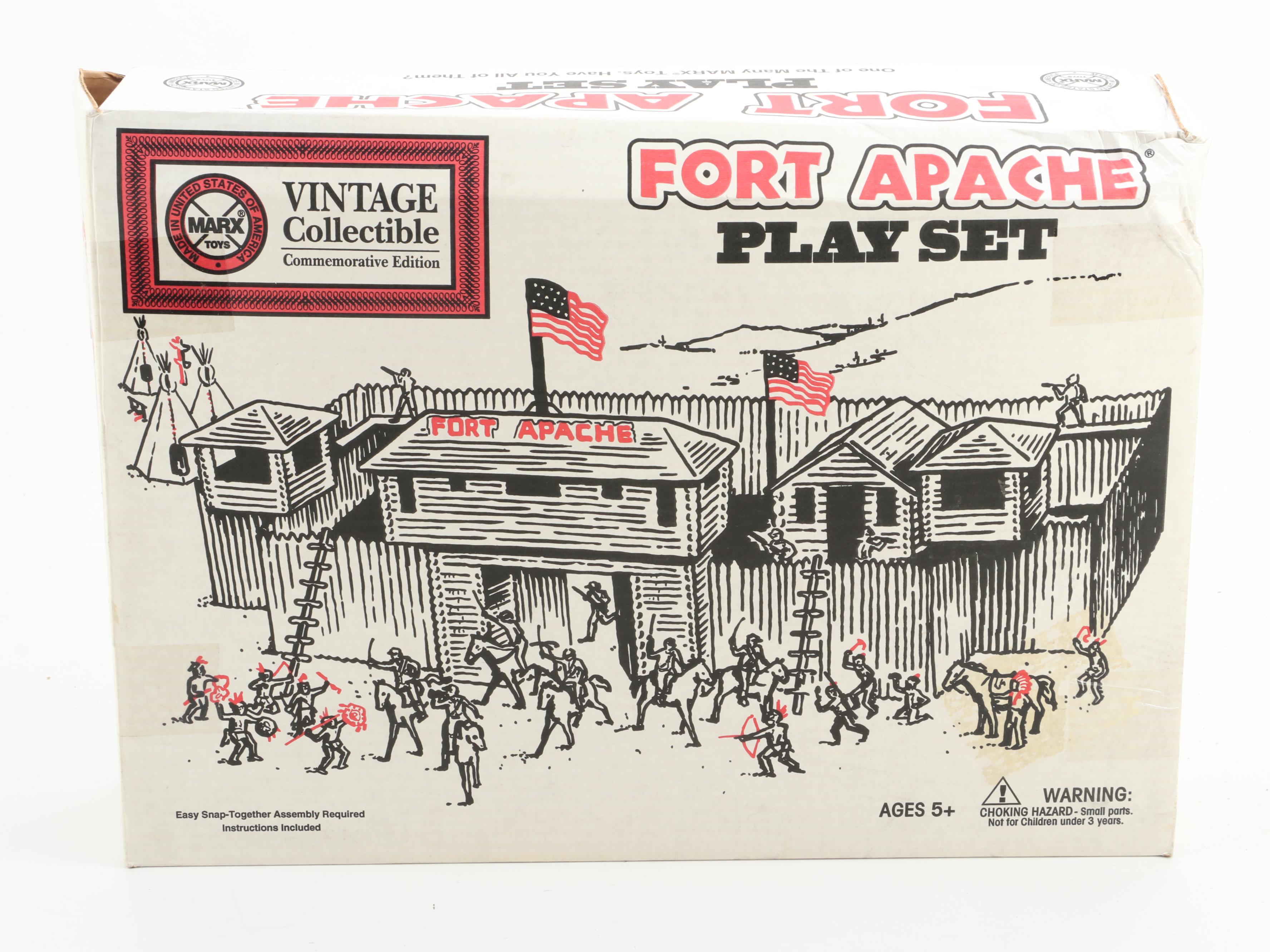 Marx Commemorative "Vintage Collectible" Fort Apache Playset