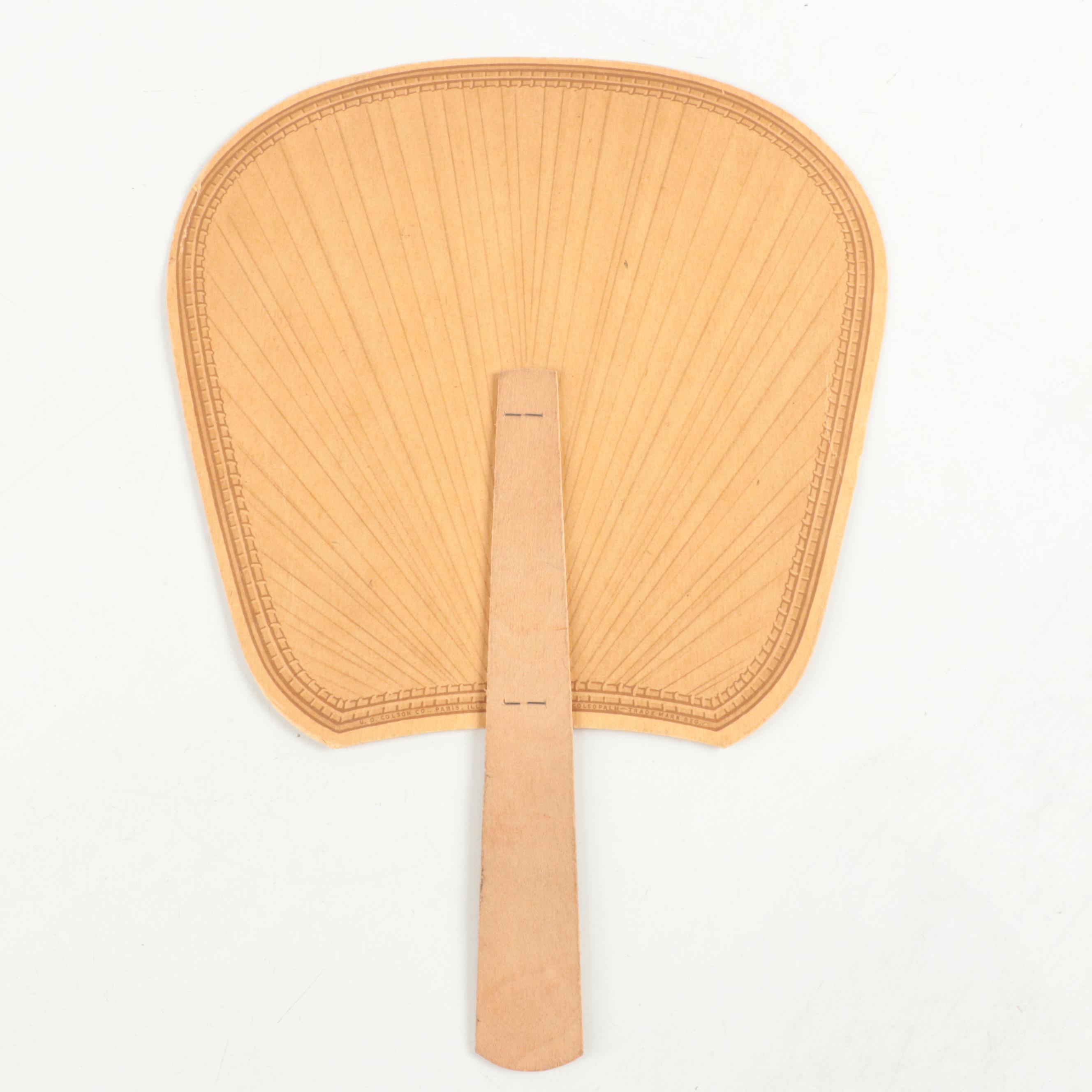 Windel-Howland, F. C. Daehler and Other Funeral Home Hand Fans