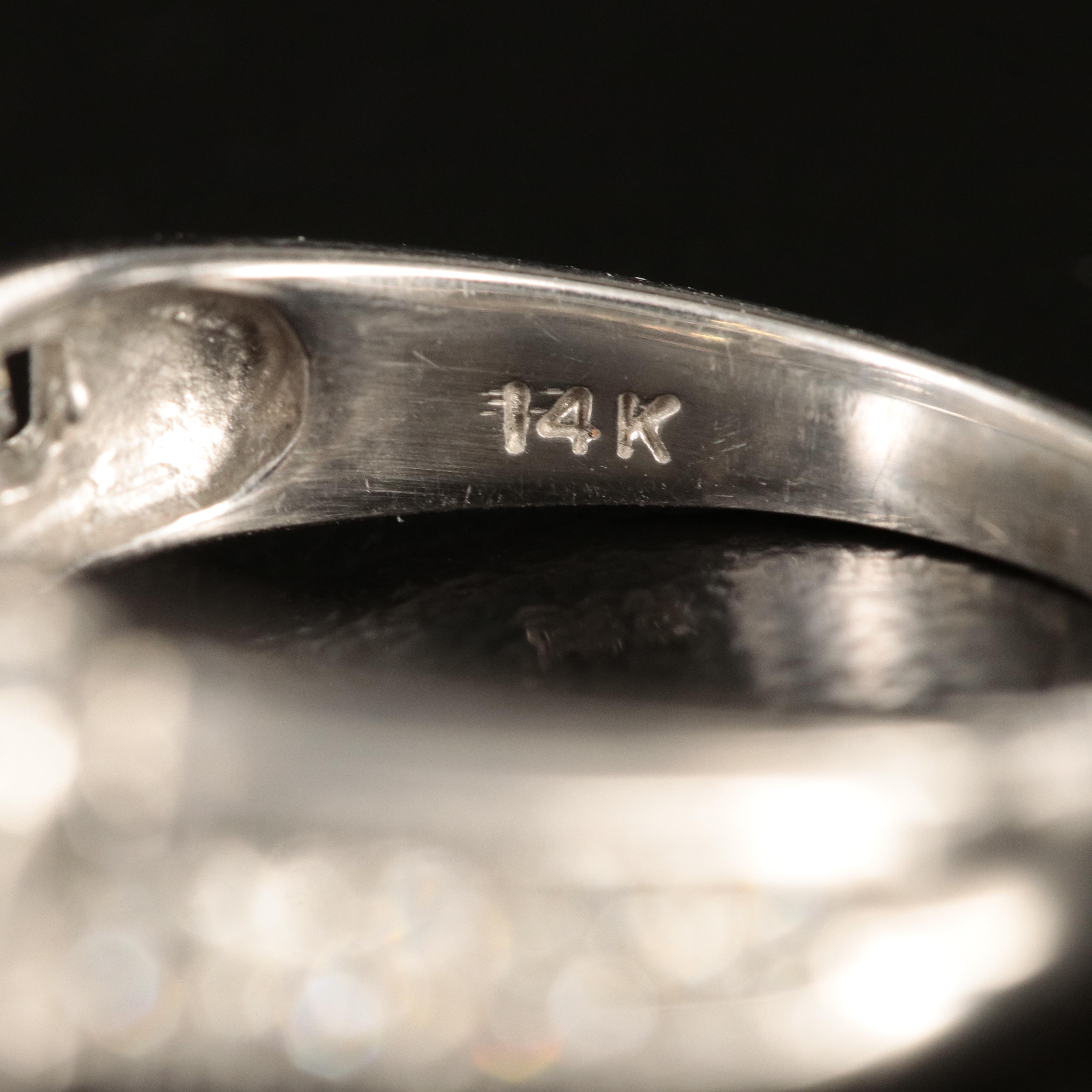 14K Alexandrite and Diamond Ring