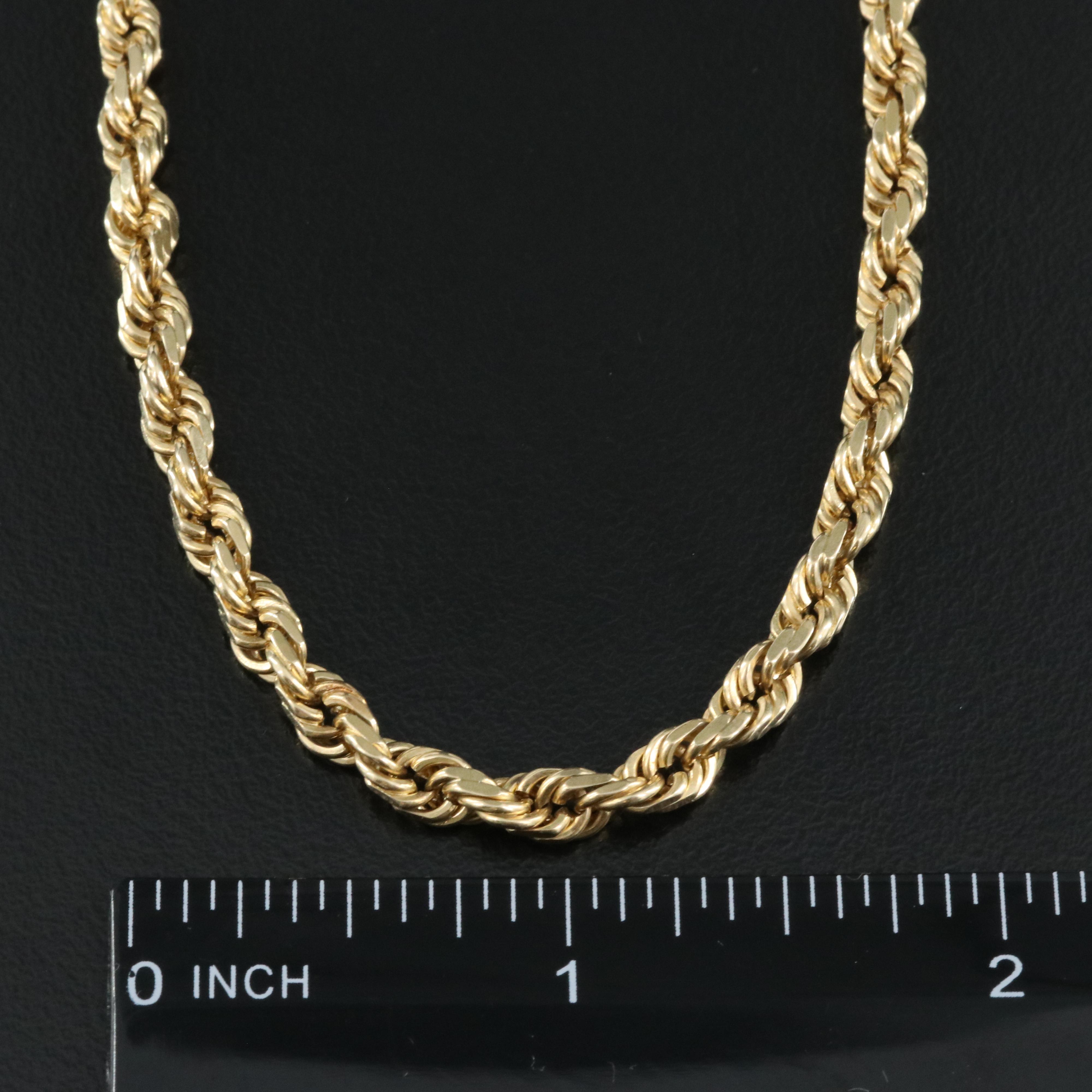 14K Rope Chain