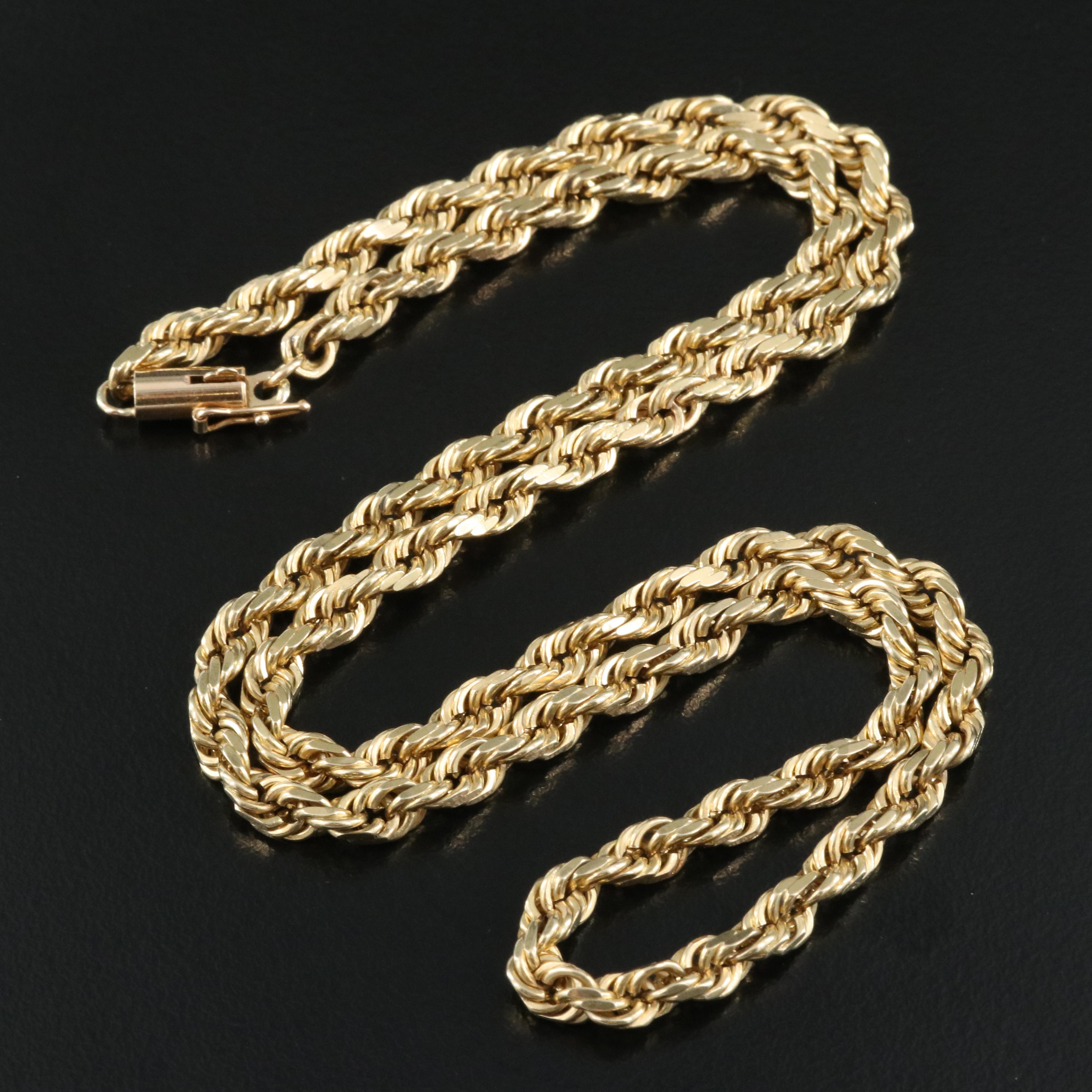 14K Rope Chain
