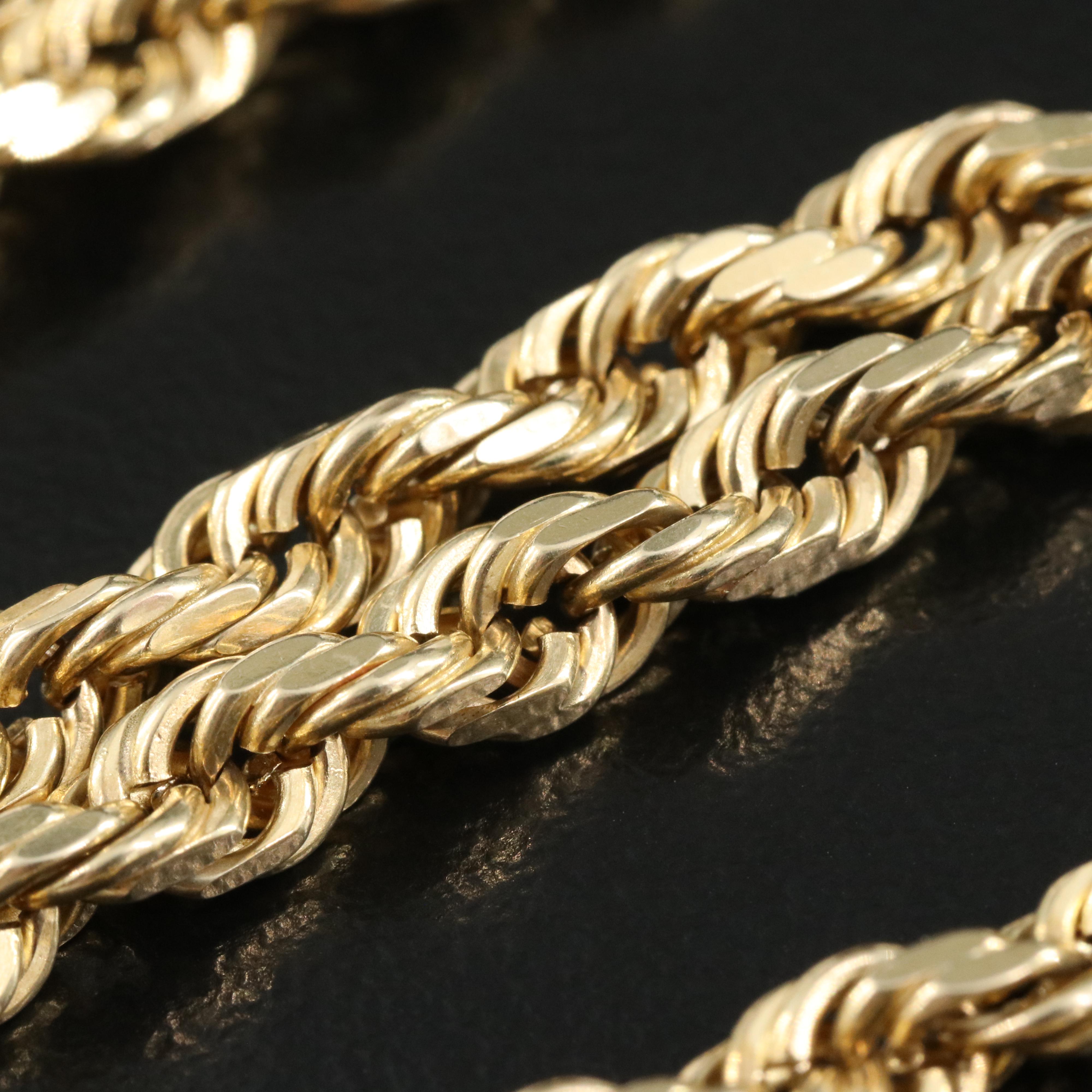 14K Rope Chain