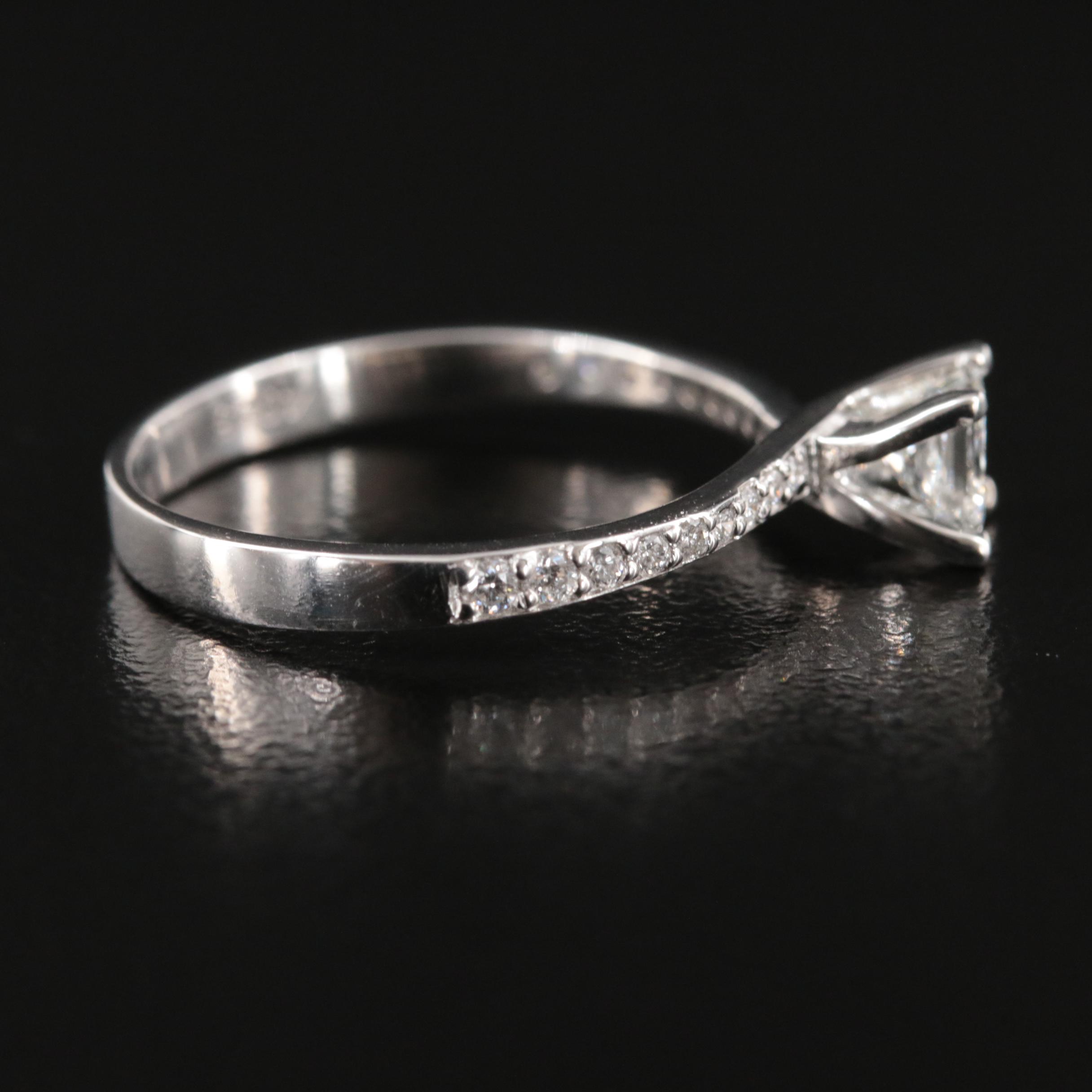 18K 0.63 CTW Diamond Ring