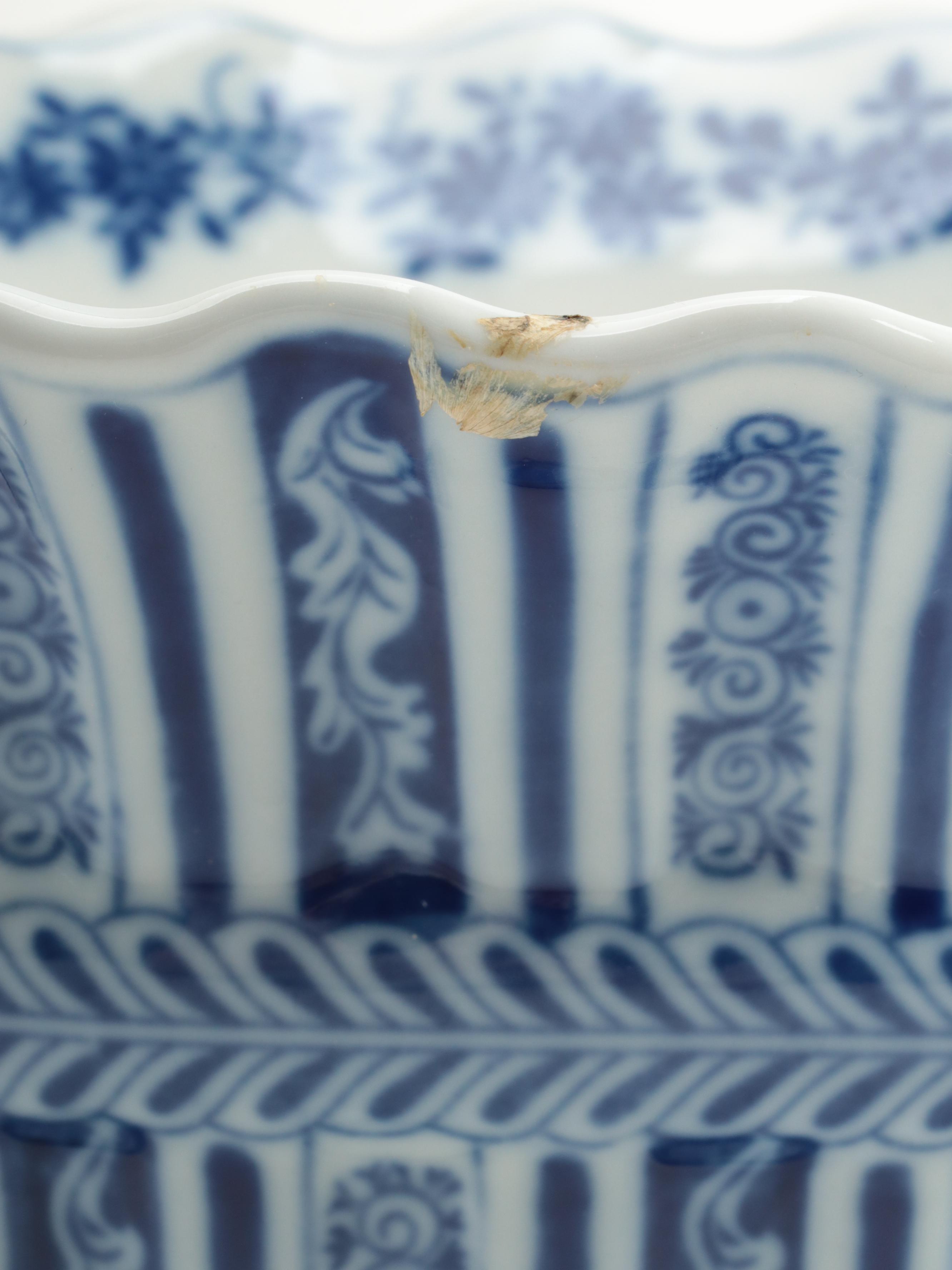 Jeanne Reed's and Other Chinese Blue and White Porcelain Vase, Bowl and Figurine