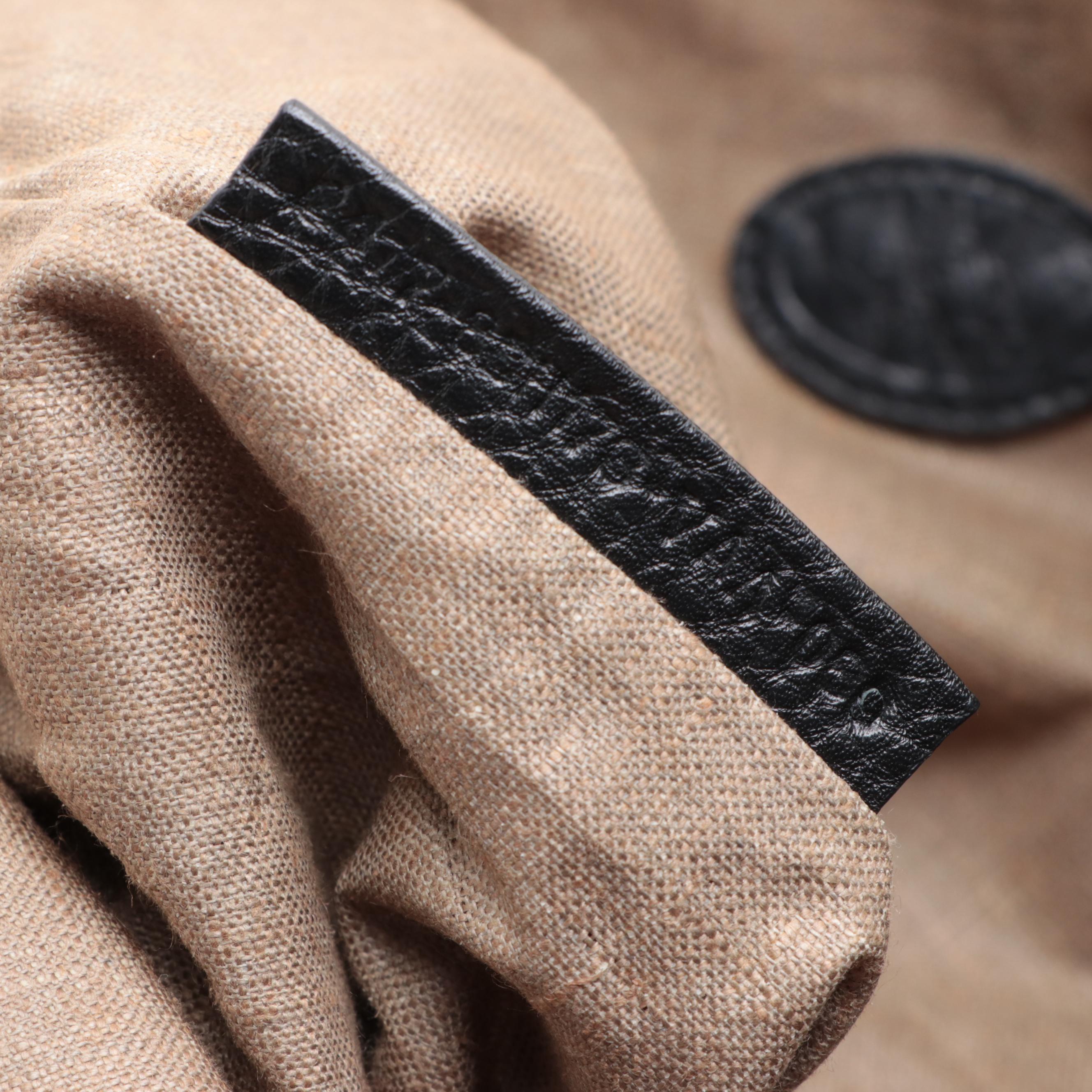 Fendi Selleria Tote in Coated Canvas and Leather