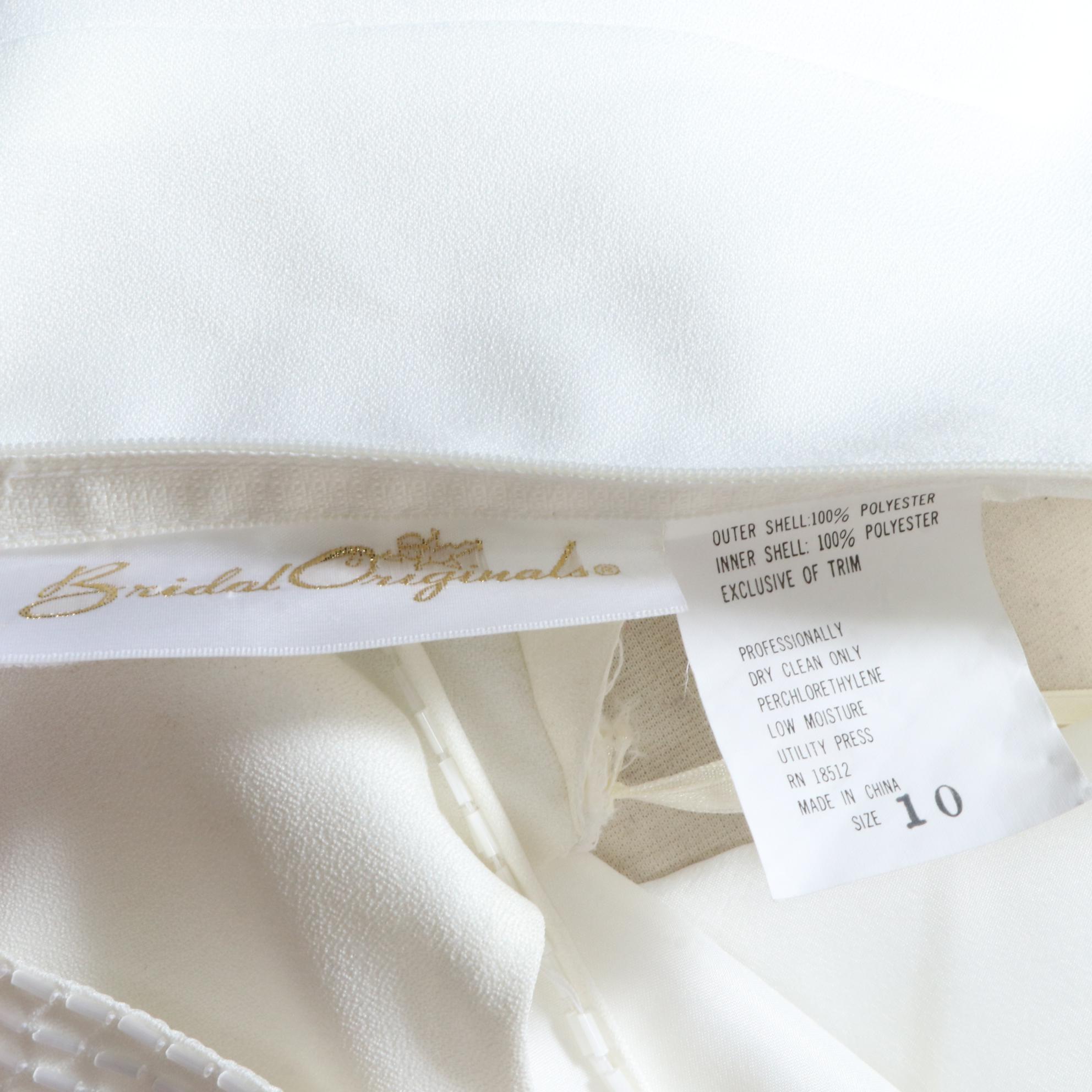 Bridal Originals Long Tuxedo Style Halter Dress and Collared Halter Dress