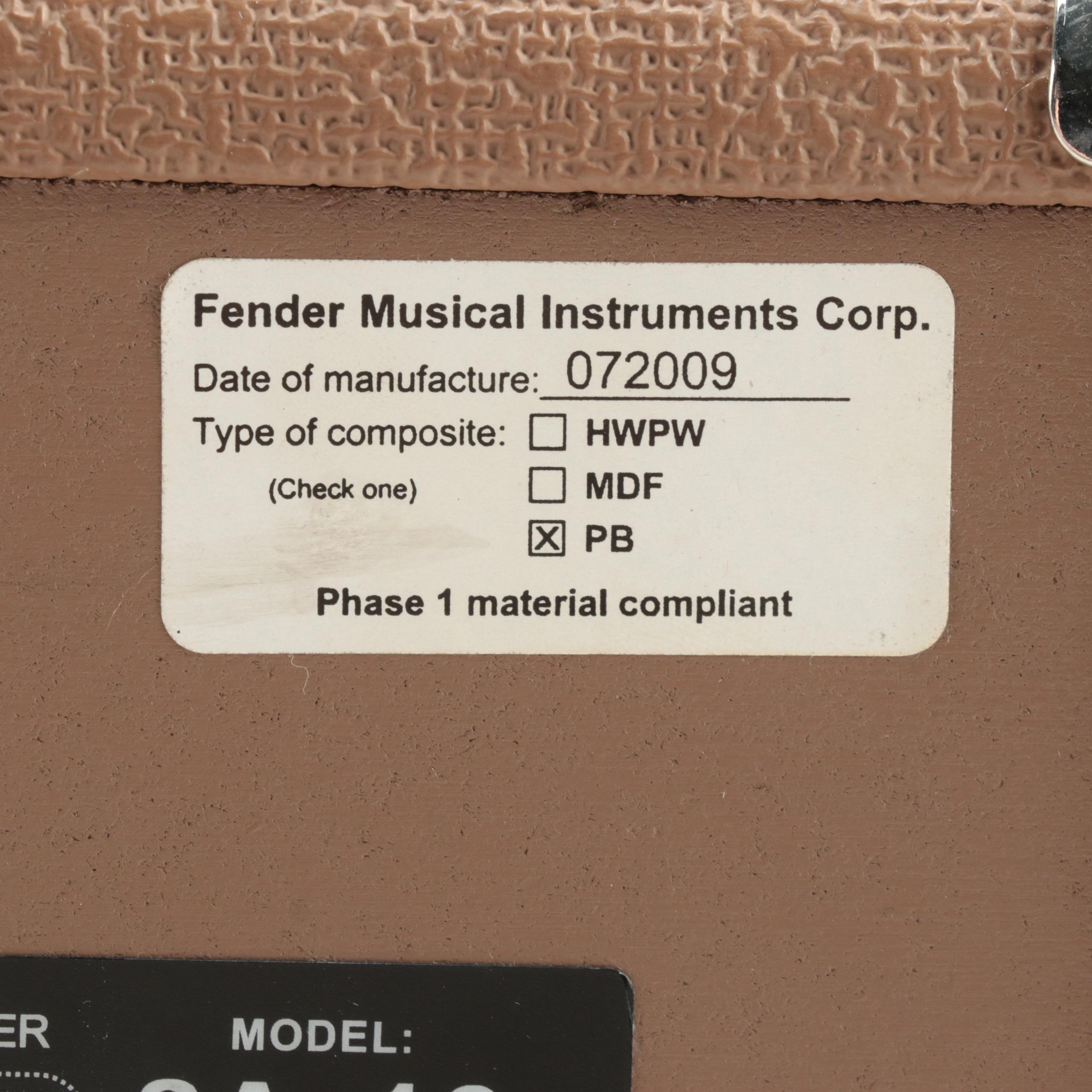 Fender SA-10 Acoustic Guitar Amplifier