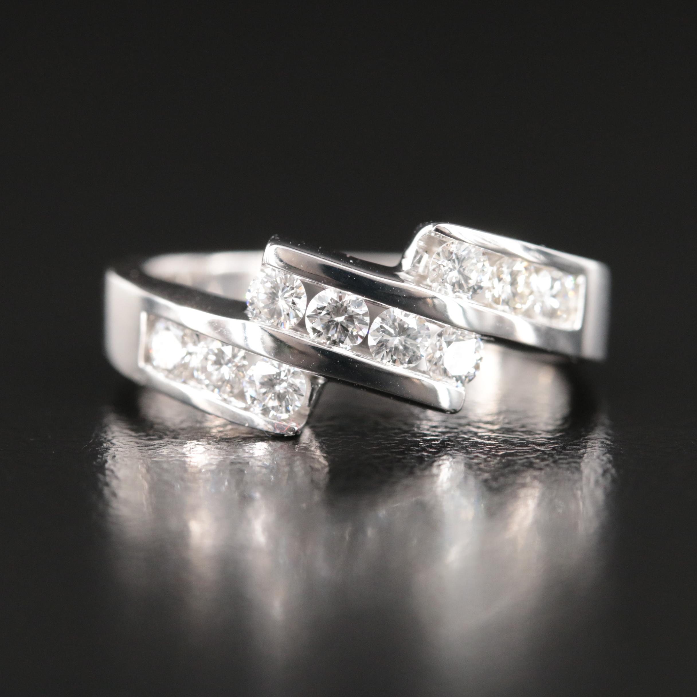 14K 0.50 CTW Diamond Tiered Ring