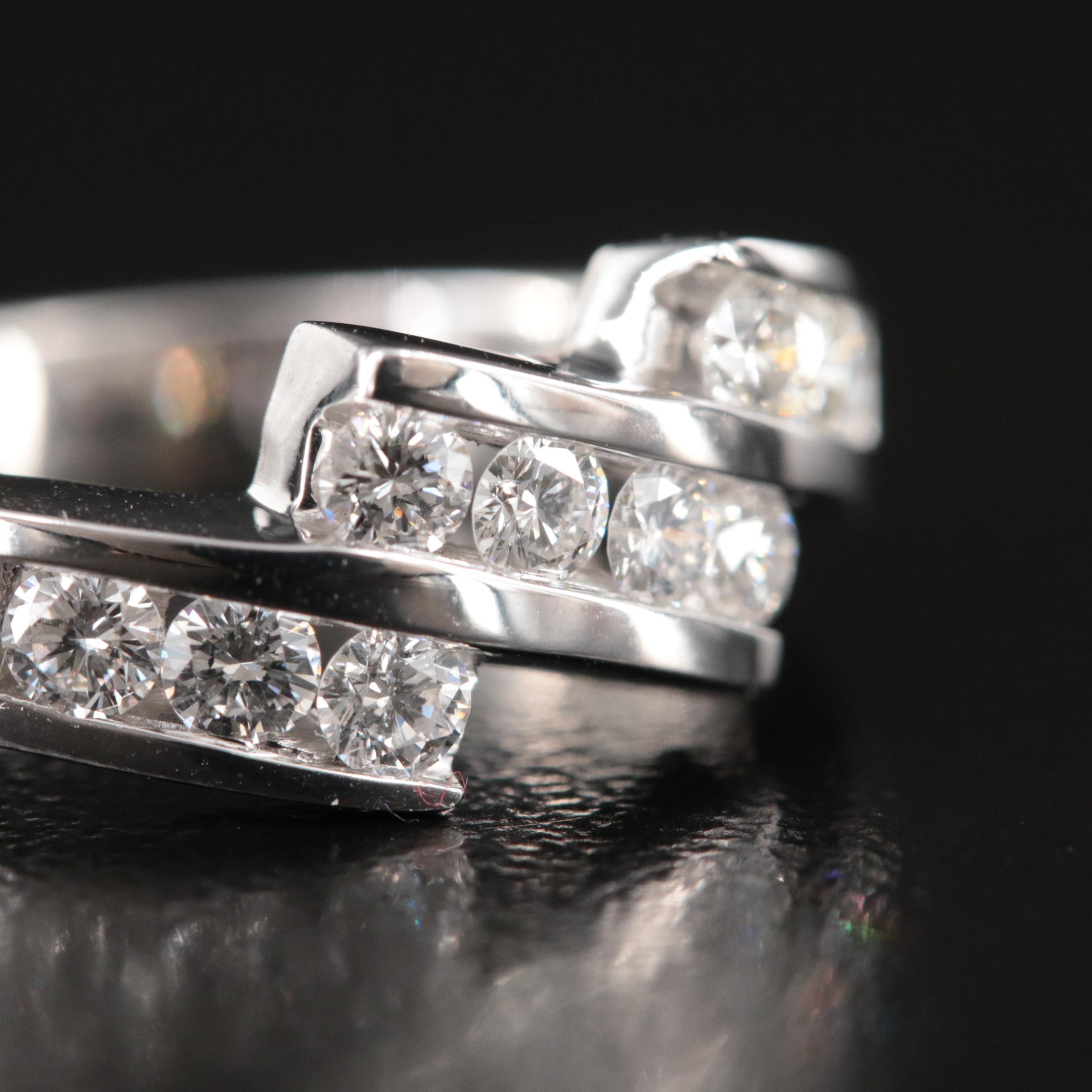 14K 0.50 CTW Diamond Tiered Ring