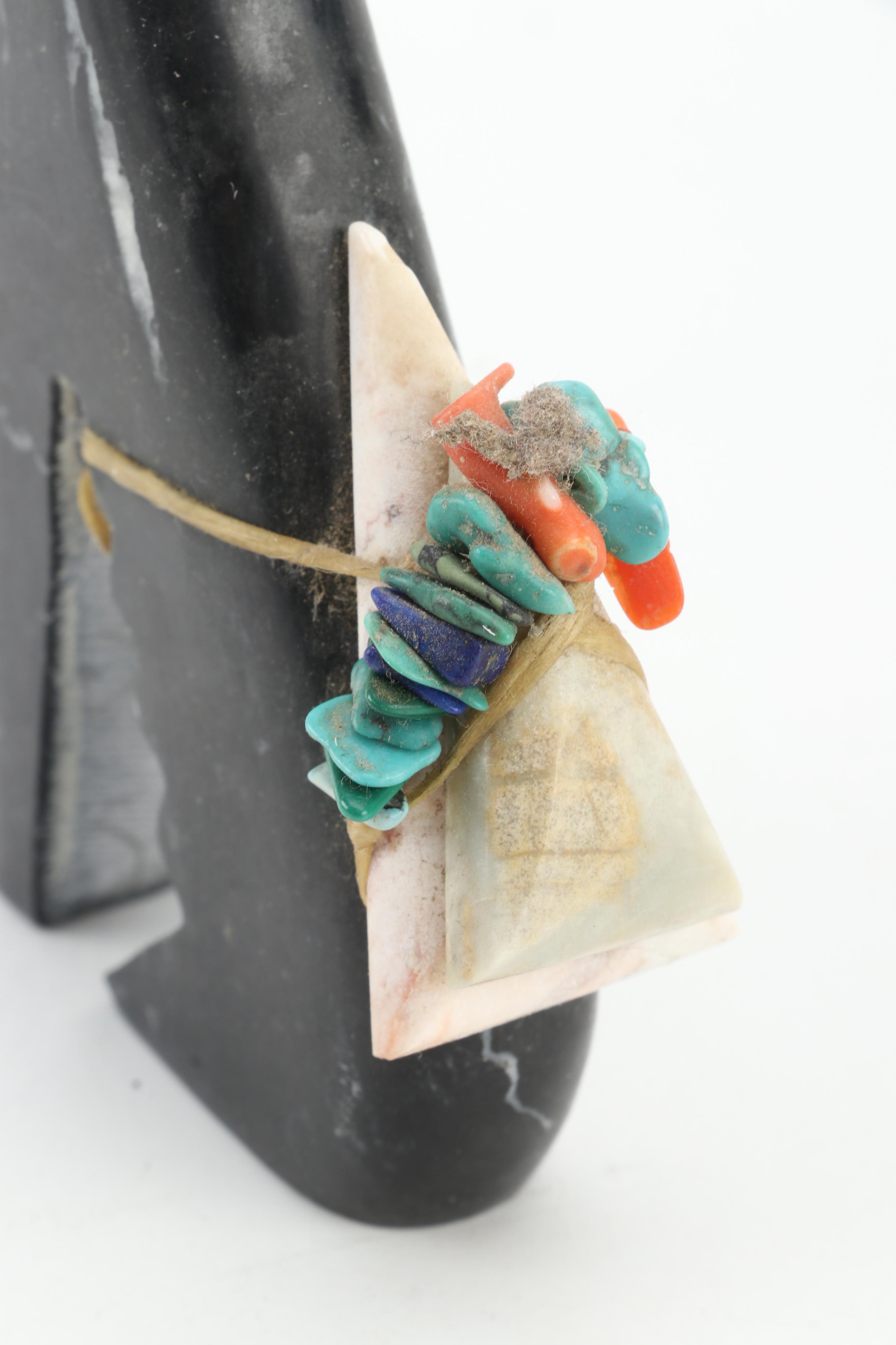 Zuni and Others Hand-Carved Marble, Lapis, Coral and Other Stone Fetish Figures