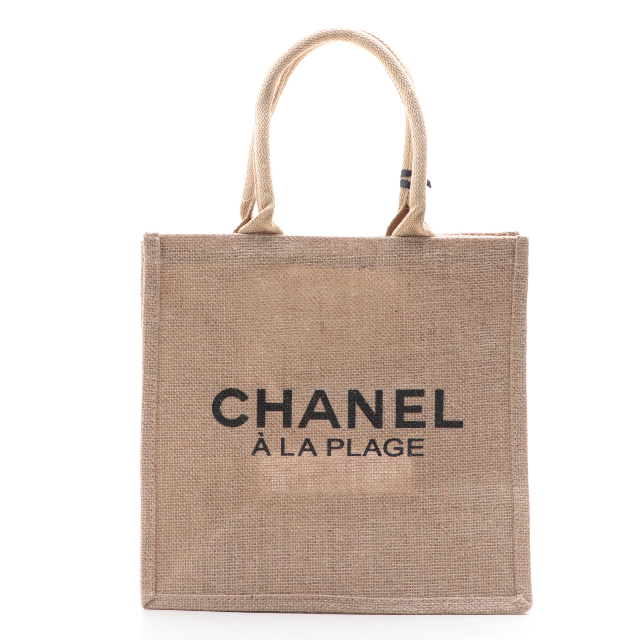Chanel "À La Plage" Burlap Tote