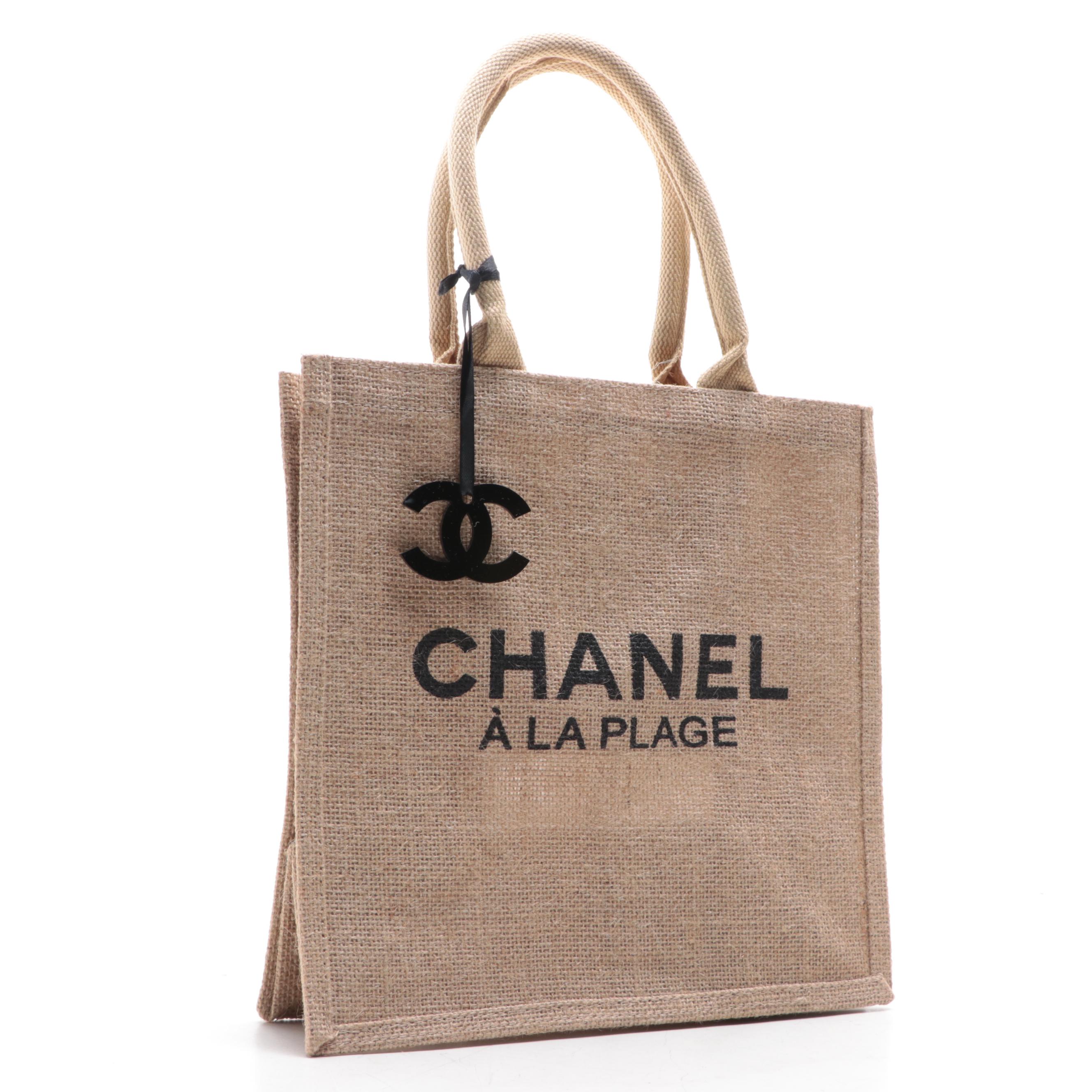 Chanel "À La Plage" Burlap Tote