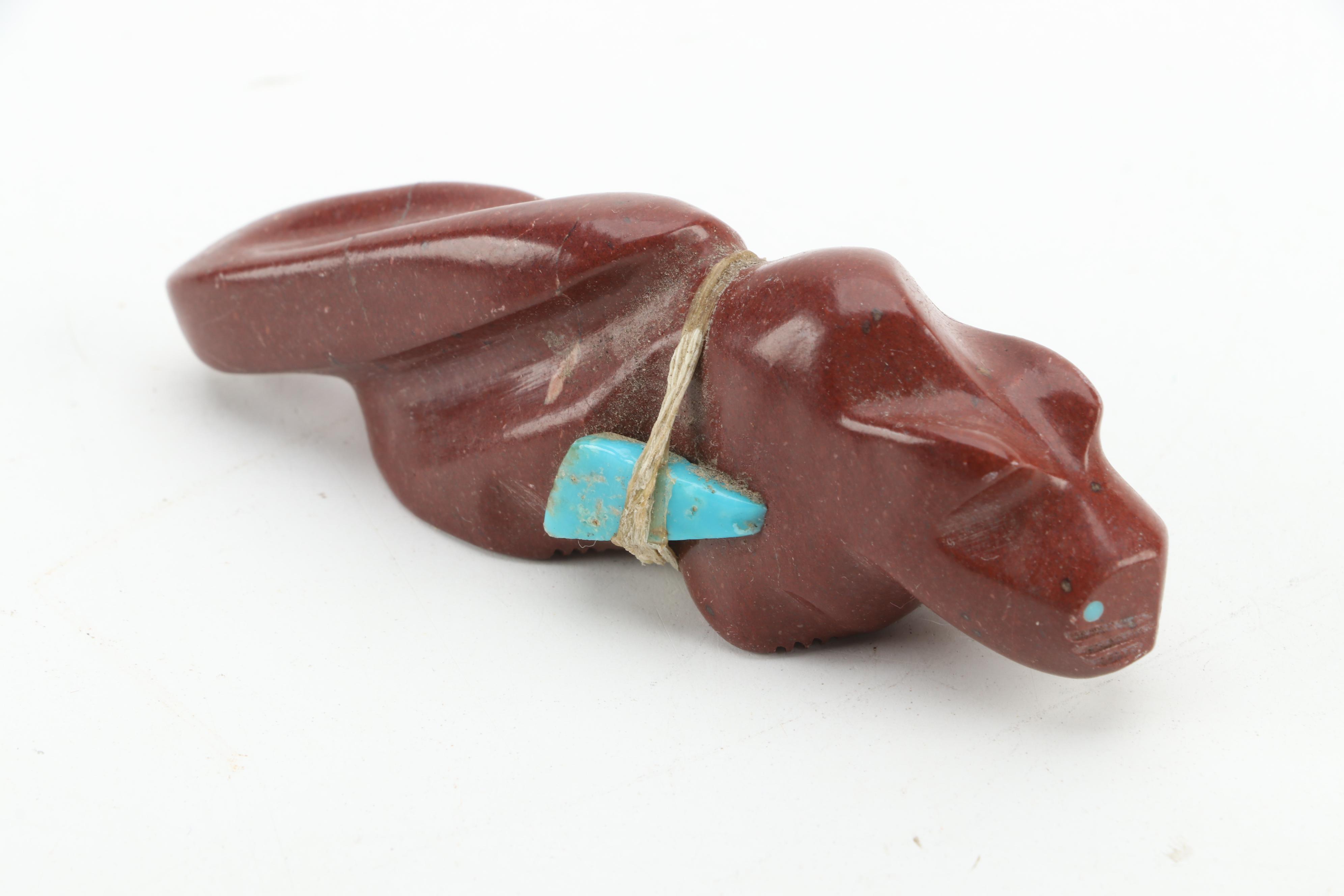 Hand-Carved Dalmation Jasper, Orbicular Jasper, Other Stone Fetishes and Figure