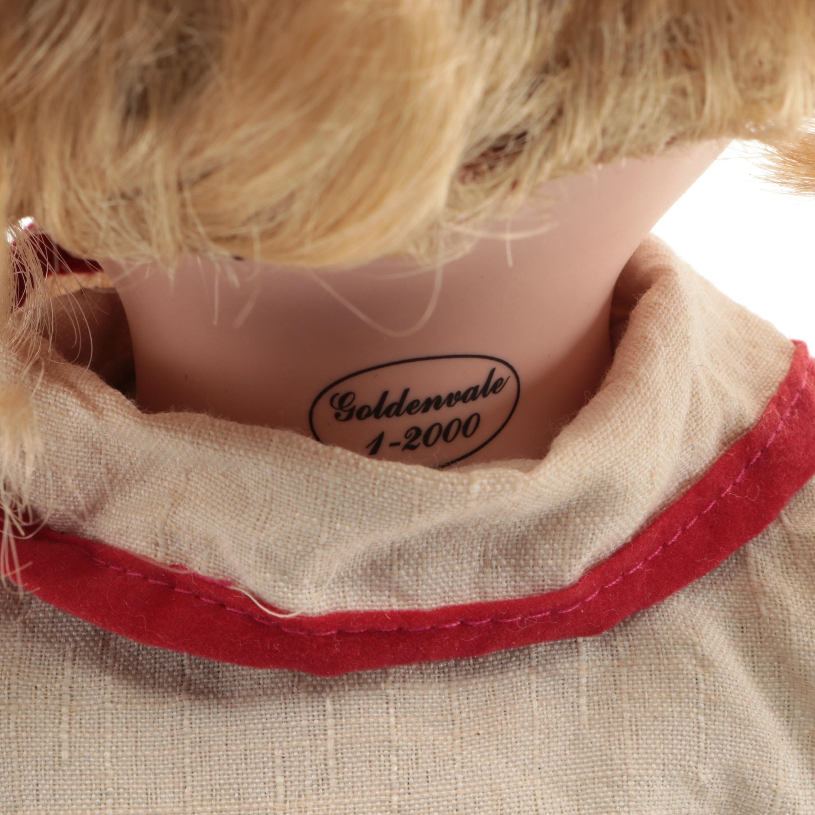 Goldenvale and Ozark Mountain Doll Company "Chrissey" Porcelain Dolls