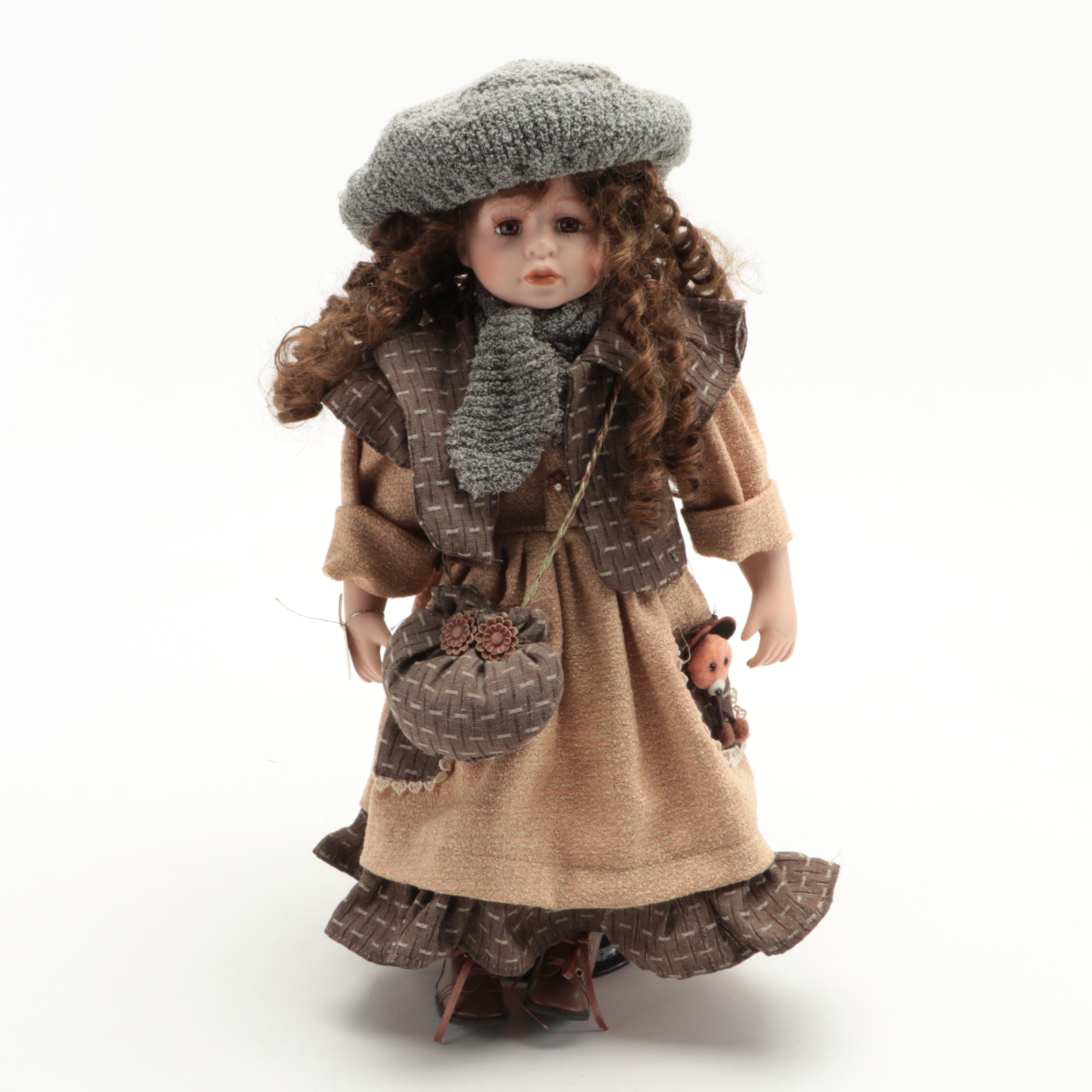 Goldenvale and Ozark Mountain Doll Company "Chrissey" Porcelain Dolls