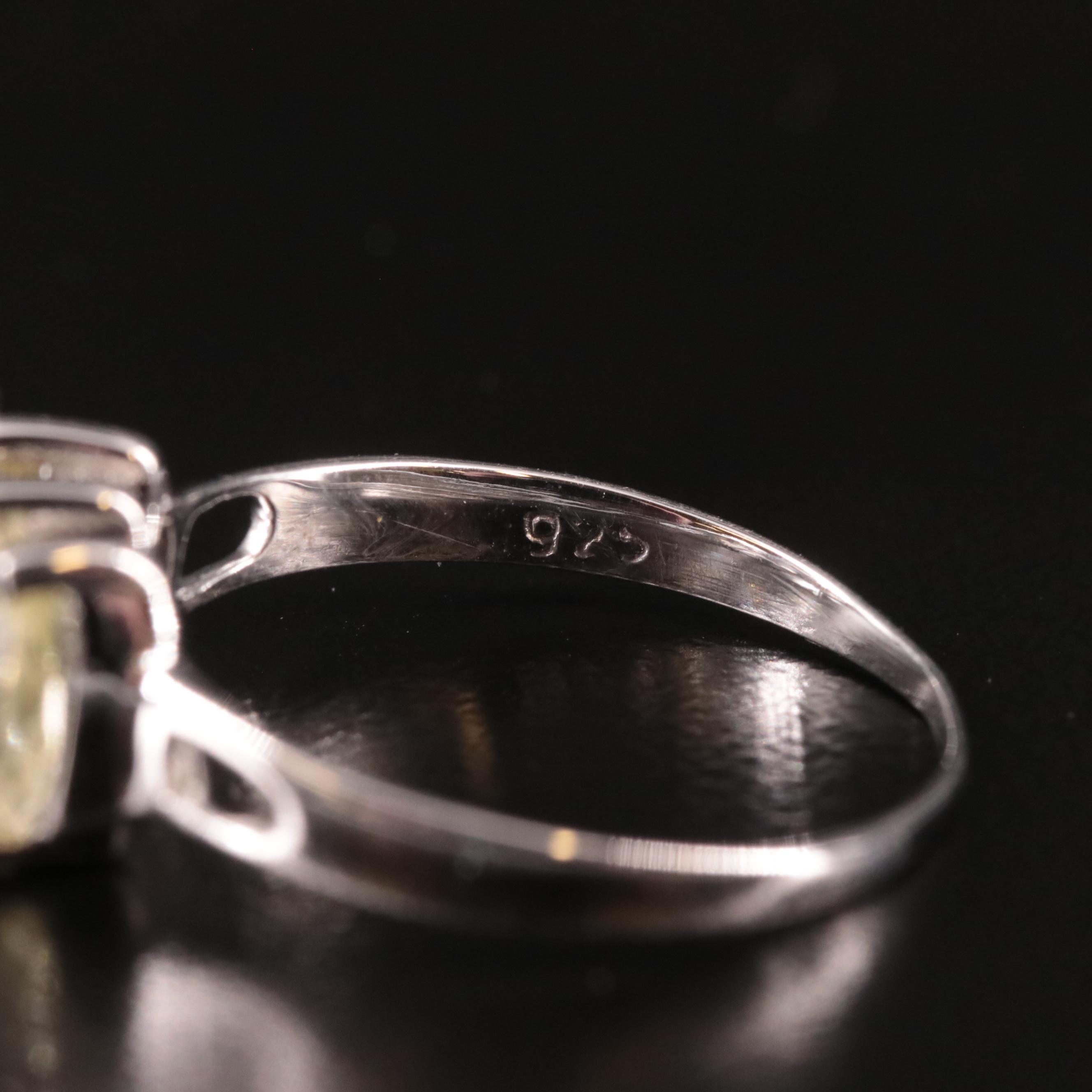 Sterling Citrine Ring