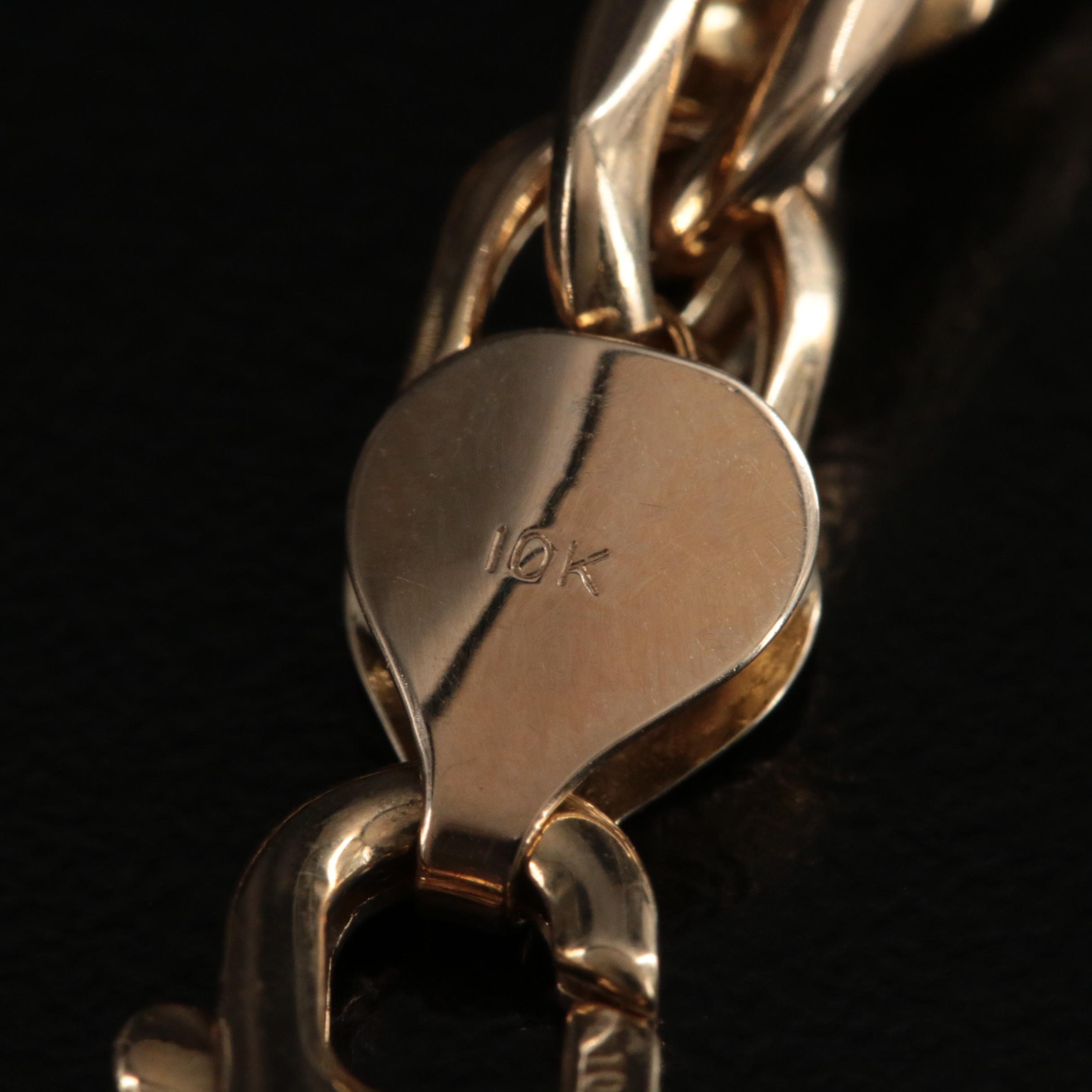 Italian 10K Rope Chain Necklace