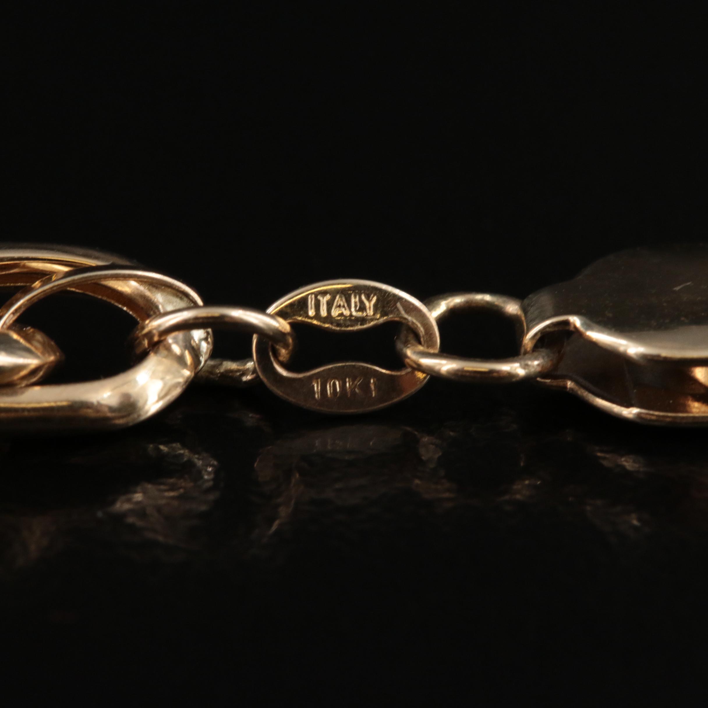 Italian 10K Rope Chain Necklace