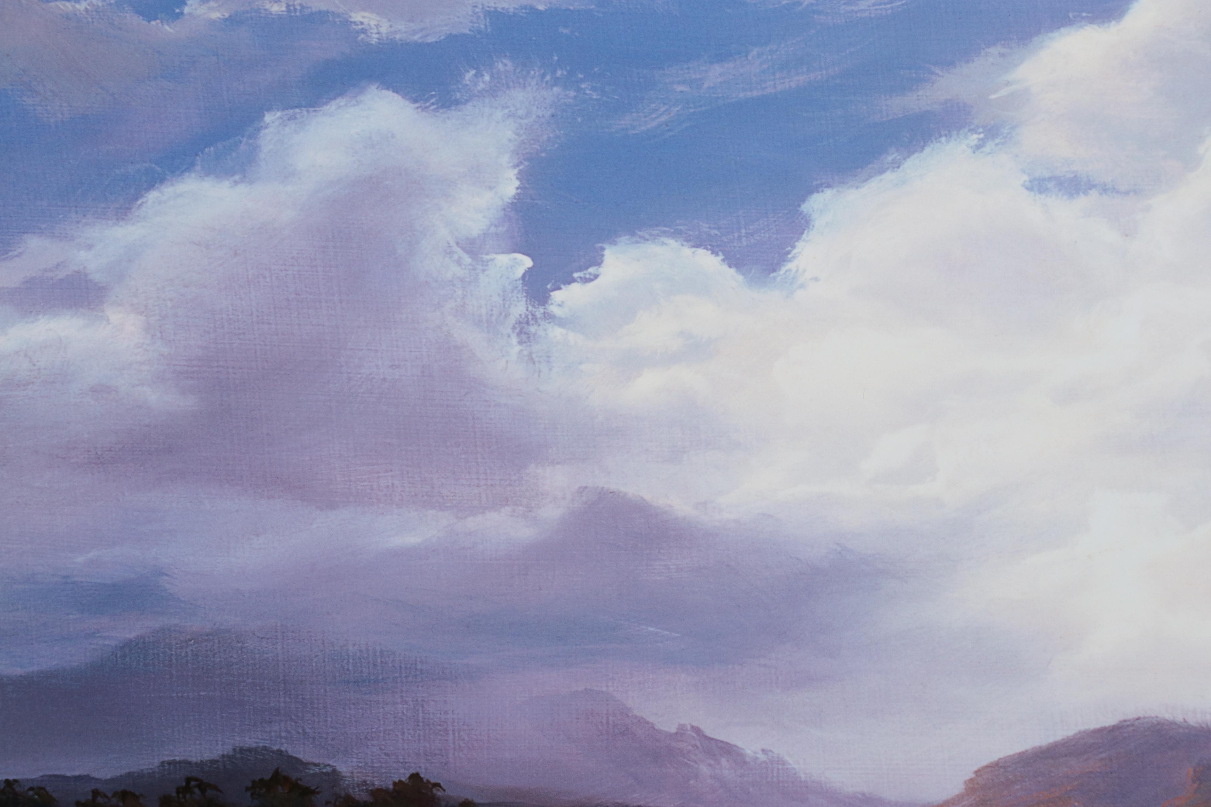 Giclée After William DeShazo of Tropical Coastal Landscape, 21st Century