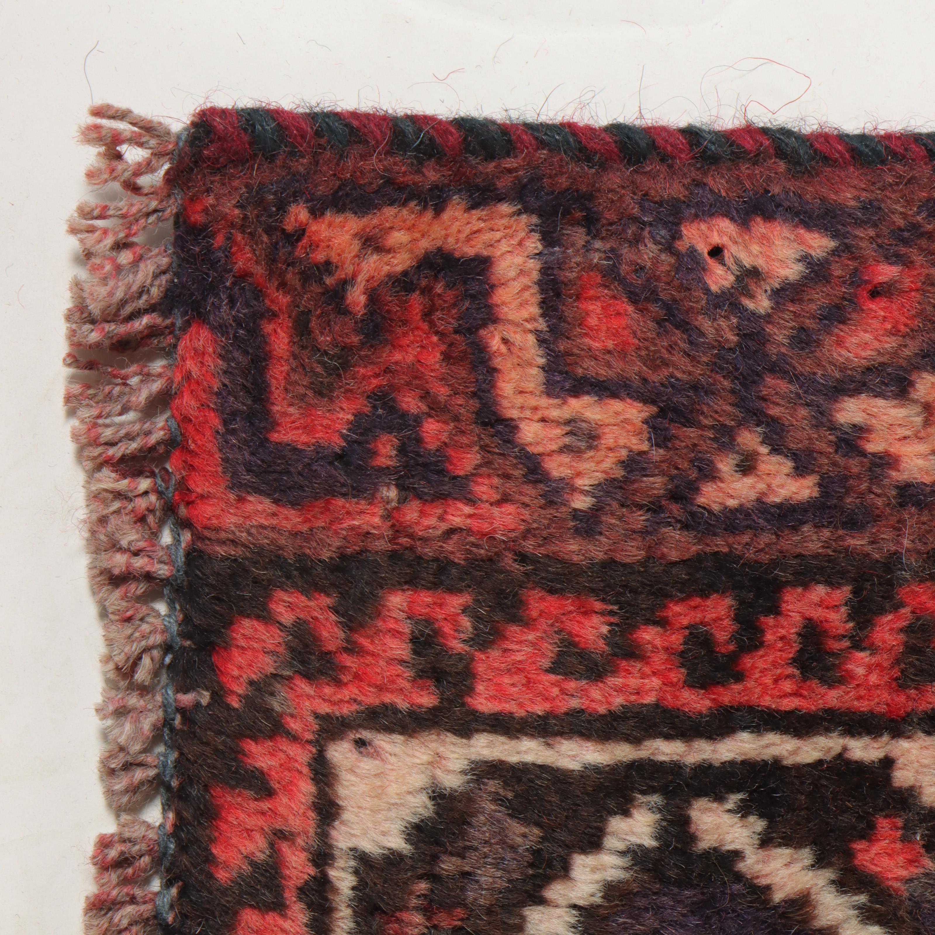 6'7 x 8'11 Hand-Knotted Persian Abadeh Area Rug