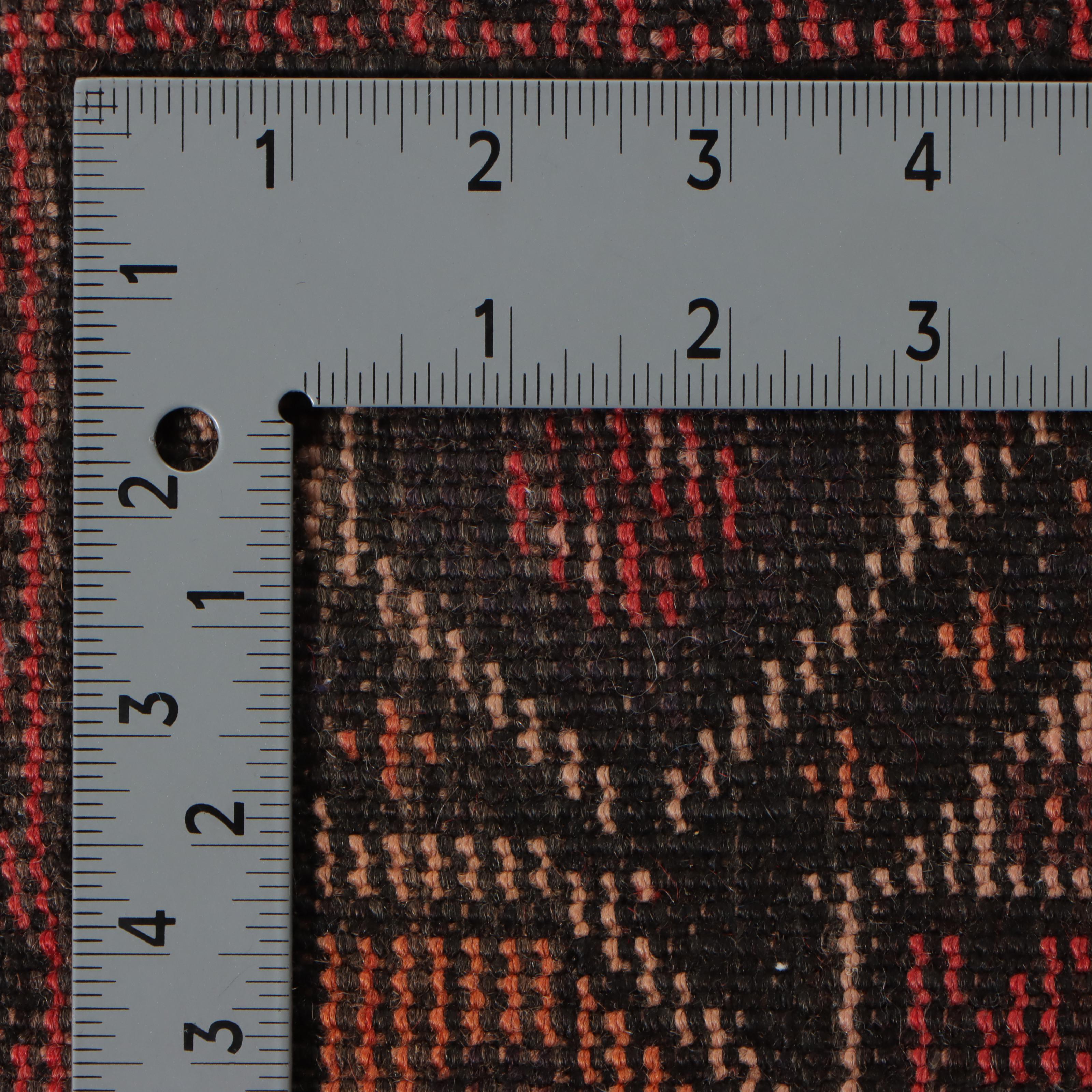 6'7 x 8'11 Hand-Knotted Persian Abadeh Area Rug