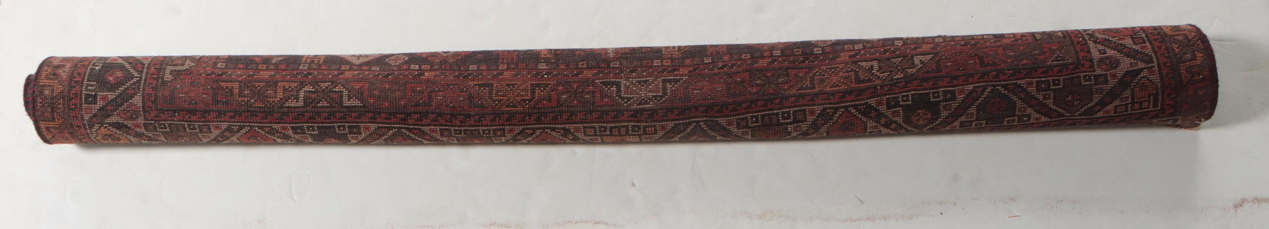 6'7 x 8'11 Hand-Knotted Persian Abadeh Area Rug